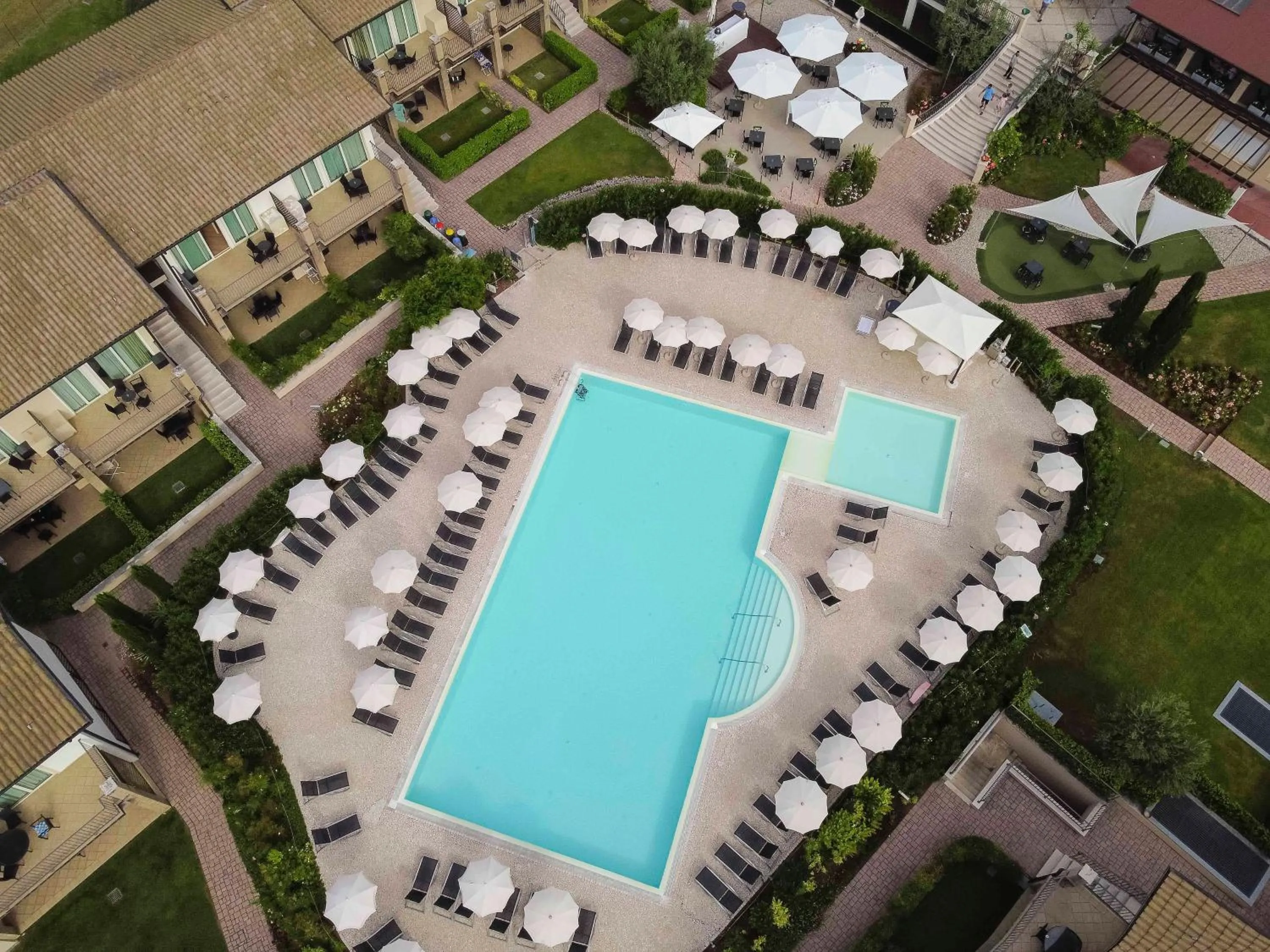 Bird's eye view in Lake Garda Resort