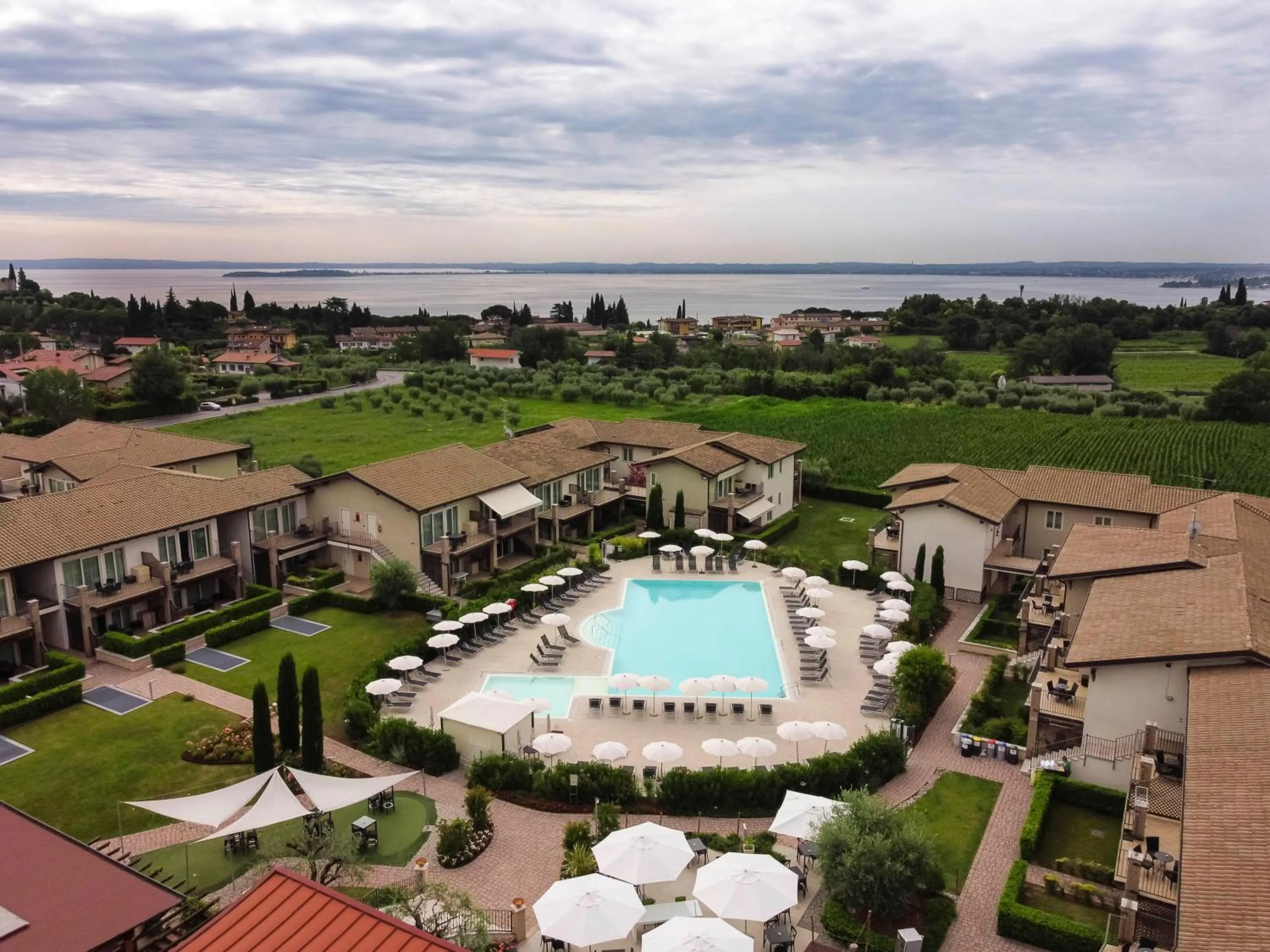 Bird's eye view in Lake Garda Resort