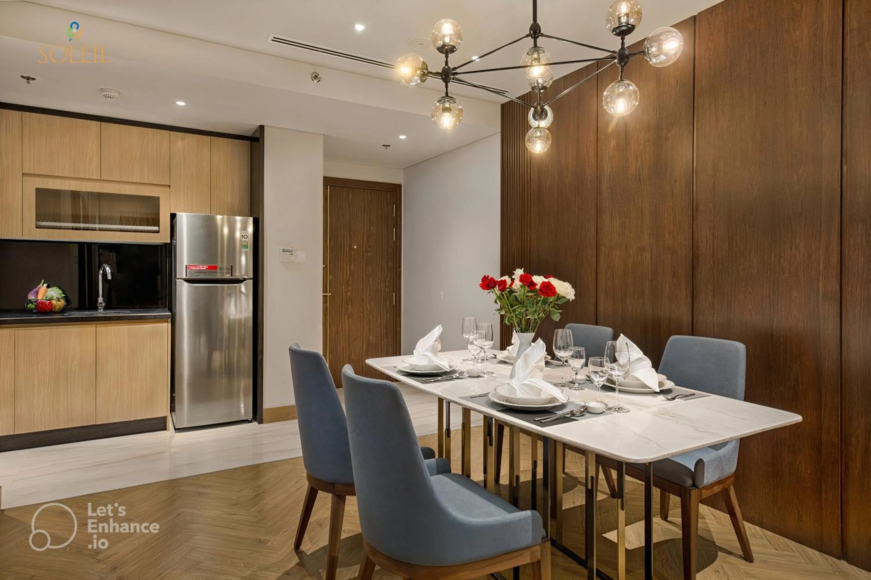 Living room in Wyndham Soleil Danang - Free Two ways Airport Transport