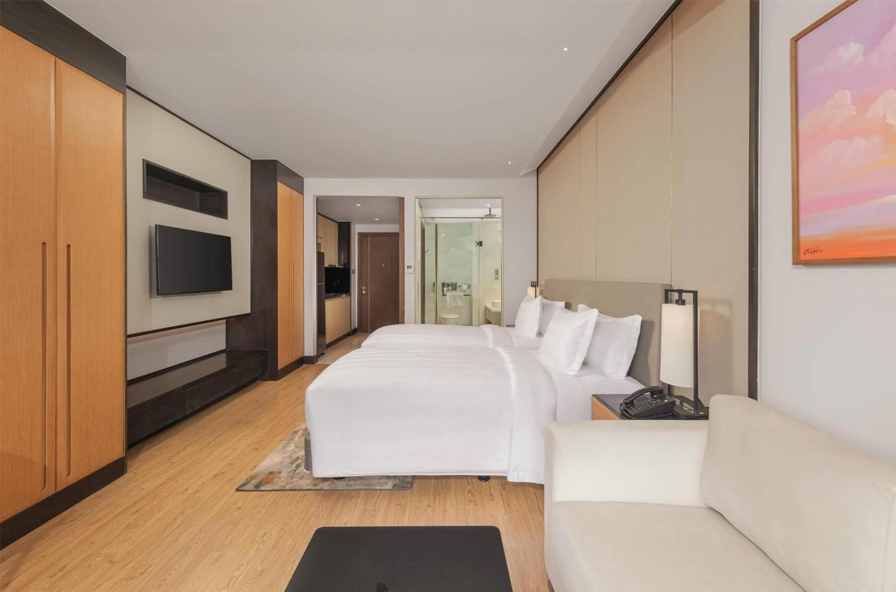 Photo of the whole room, Bed in Wyndham Soleil Danang - Free Two ways Airport Transport