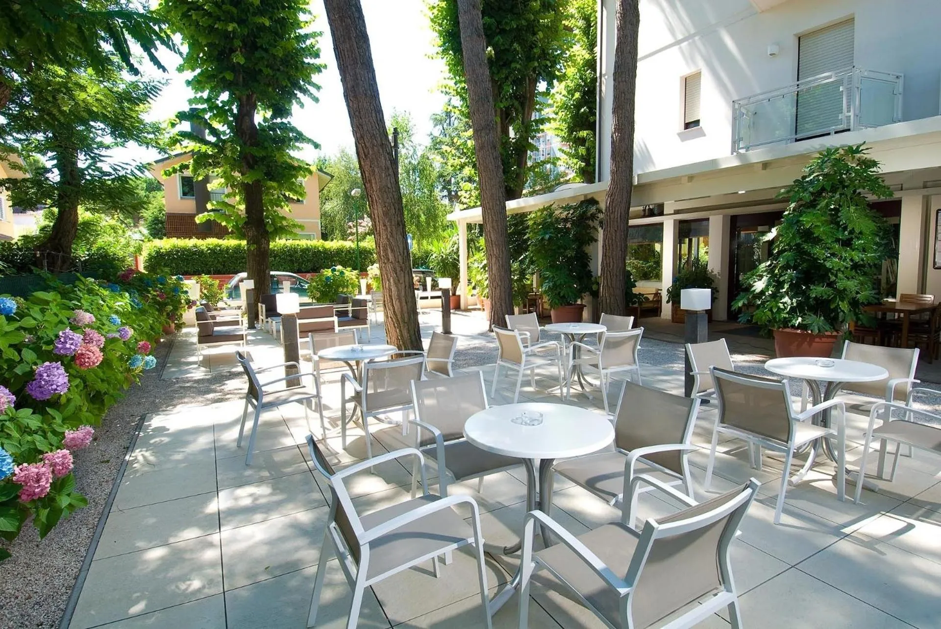 Patio in Hotel Trieste