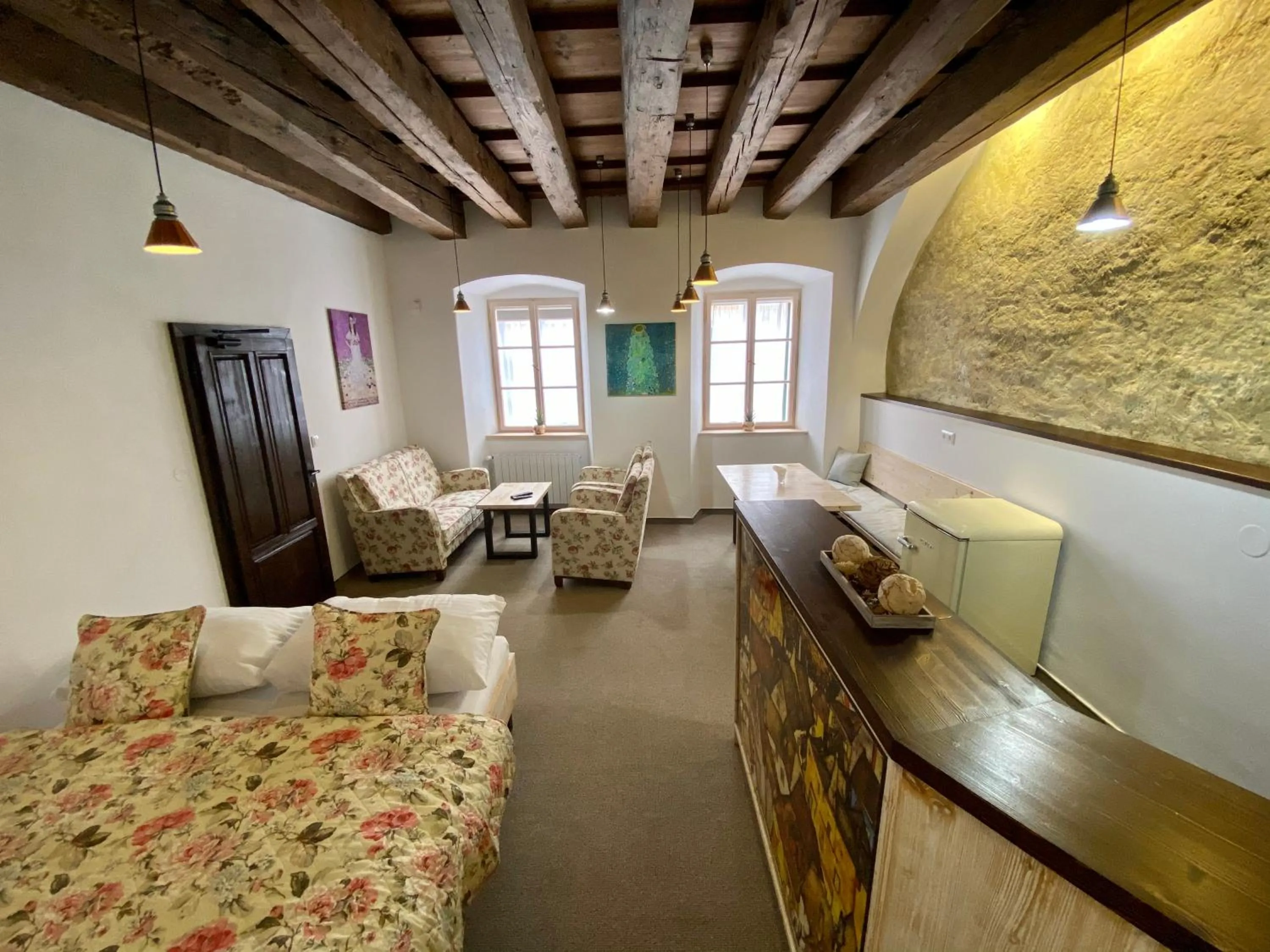 Living room, Bed in Largo