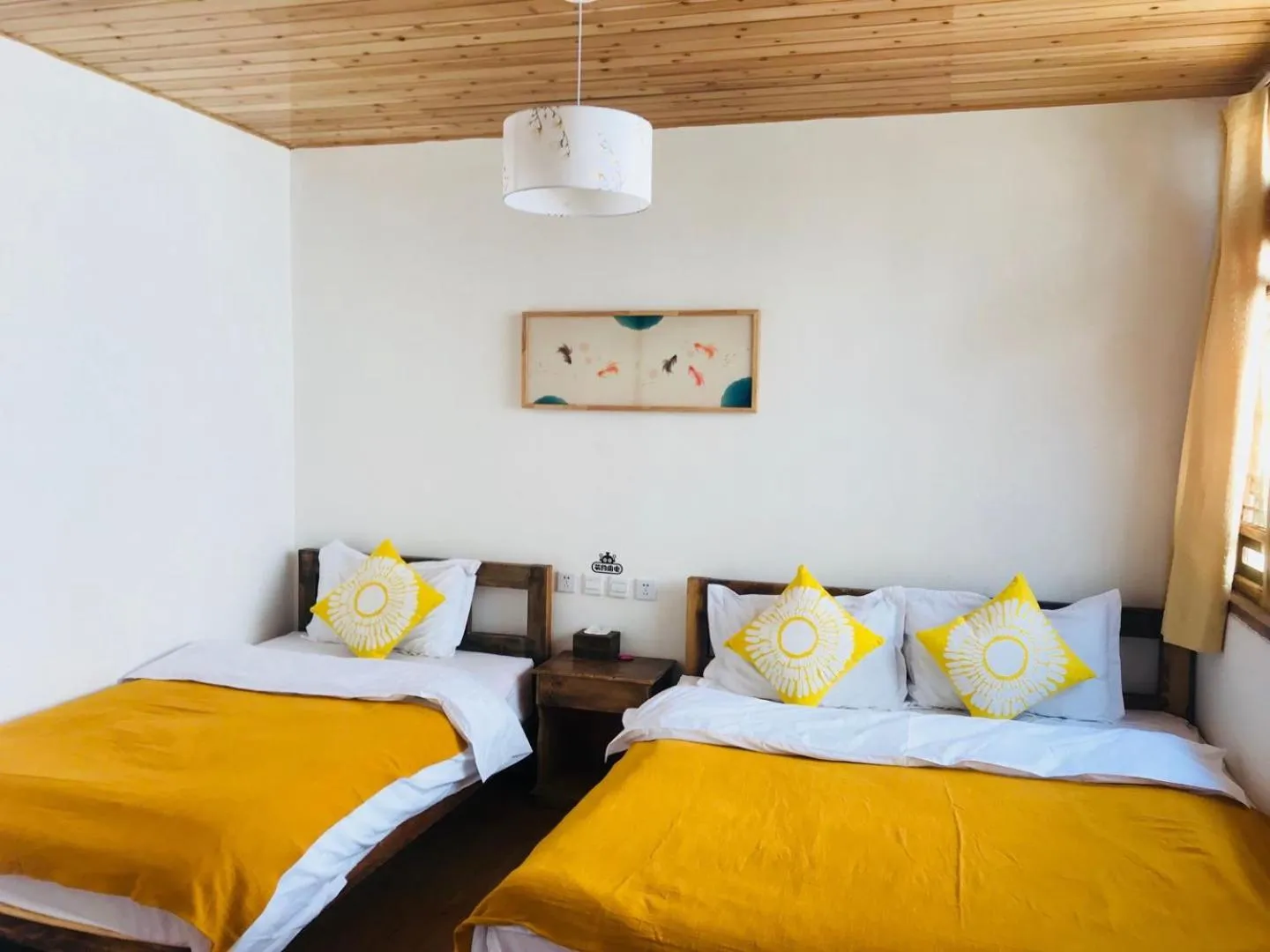 Bed in Tourist Courtyard Hotel