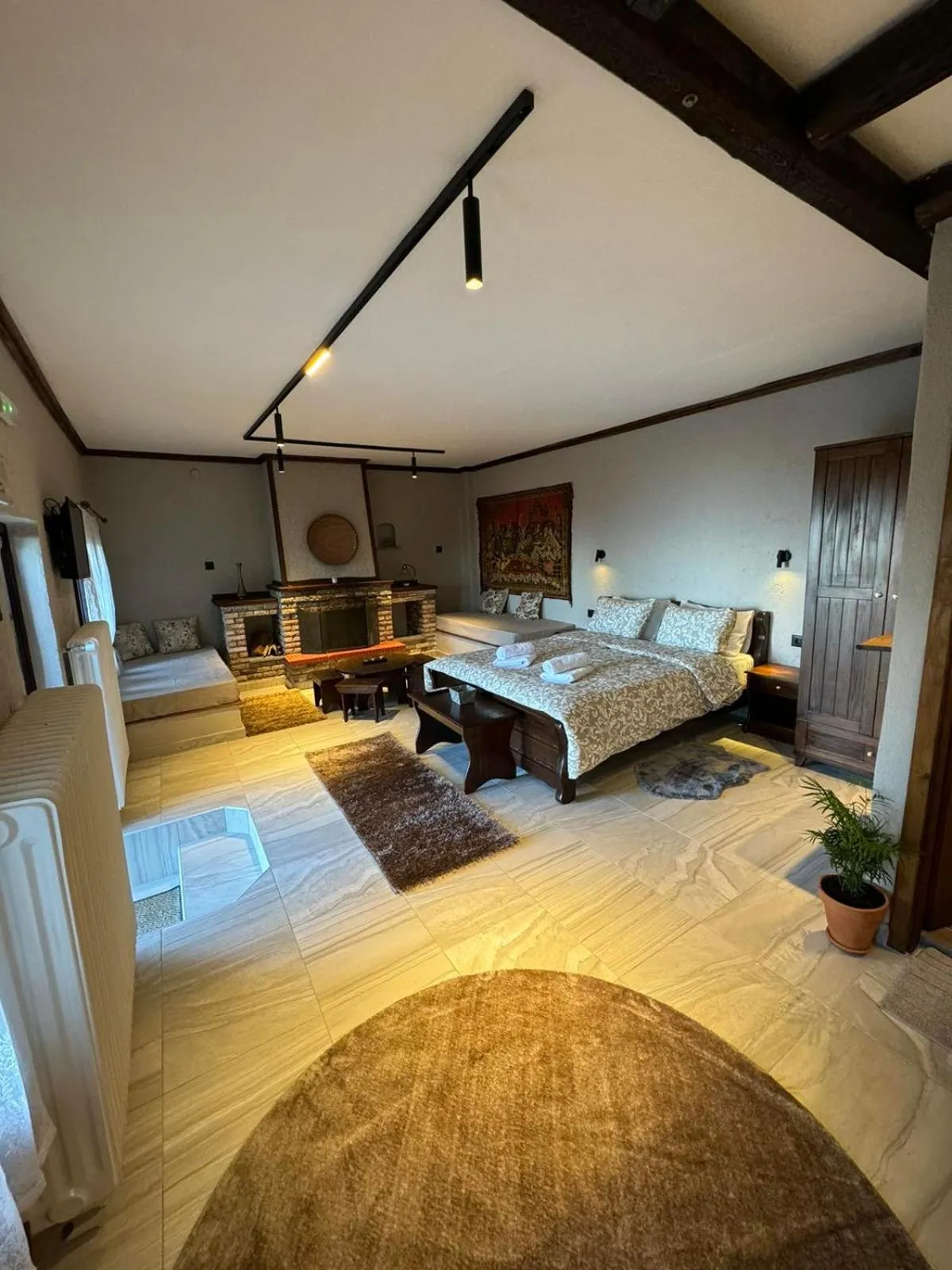 Bed in Enastron Guesthouse