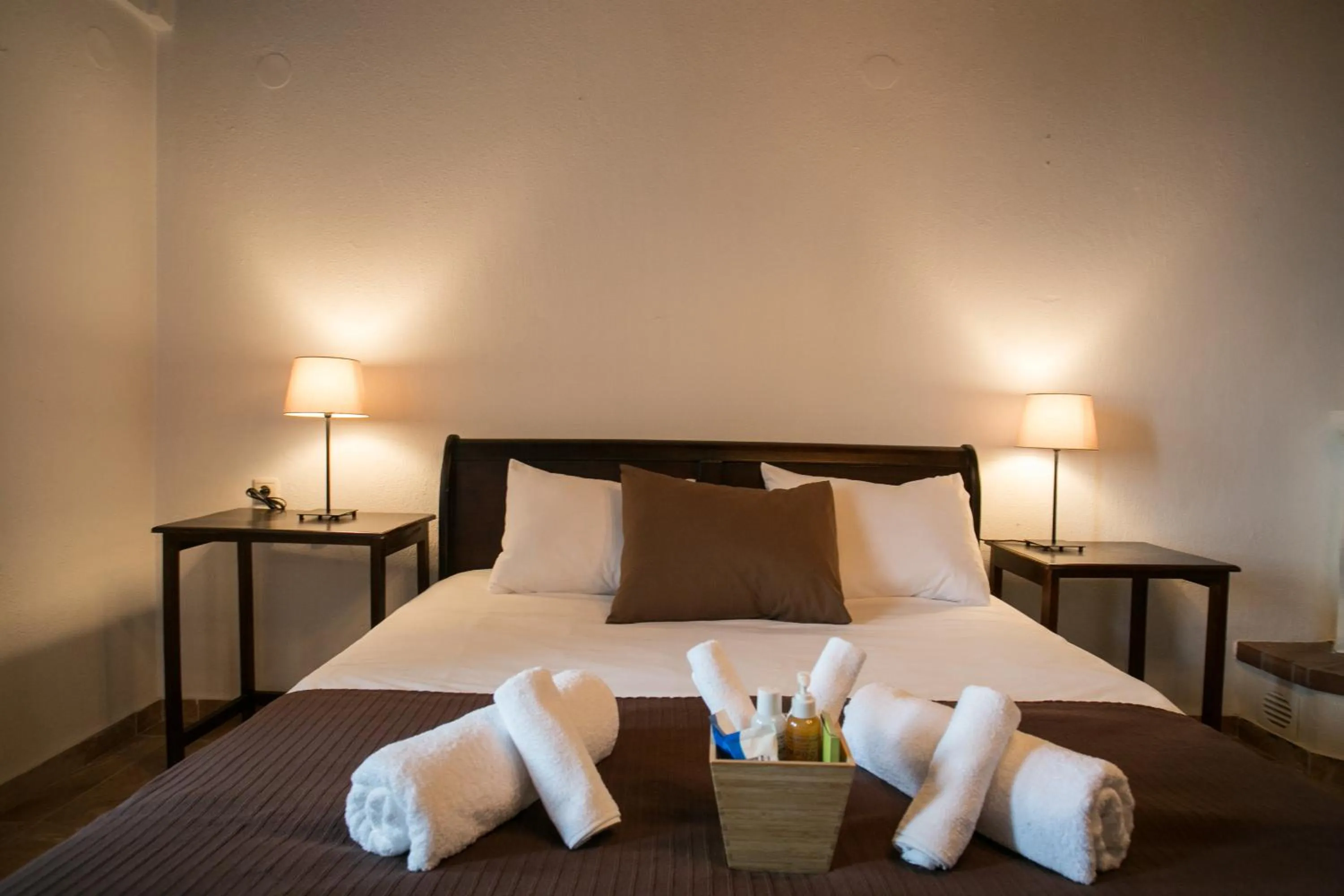 Bed in Enastron Guesthouse