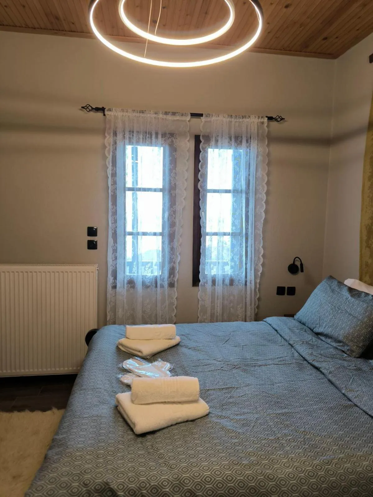 Bed in Enastron Guesthouse