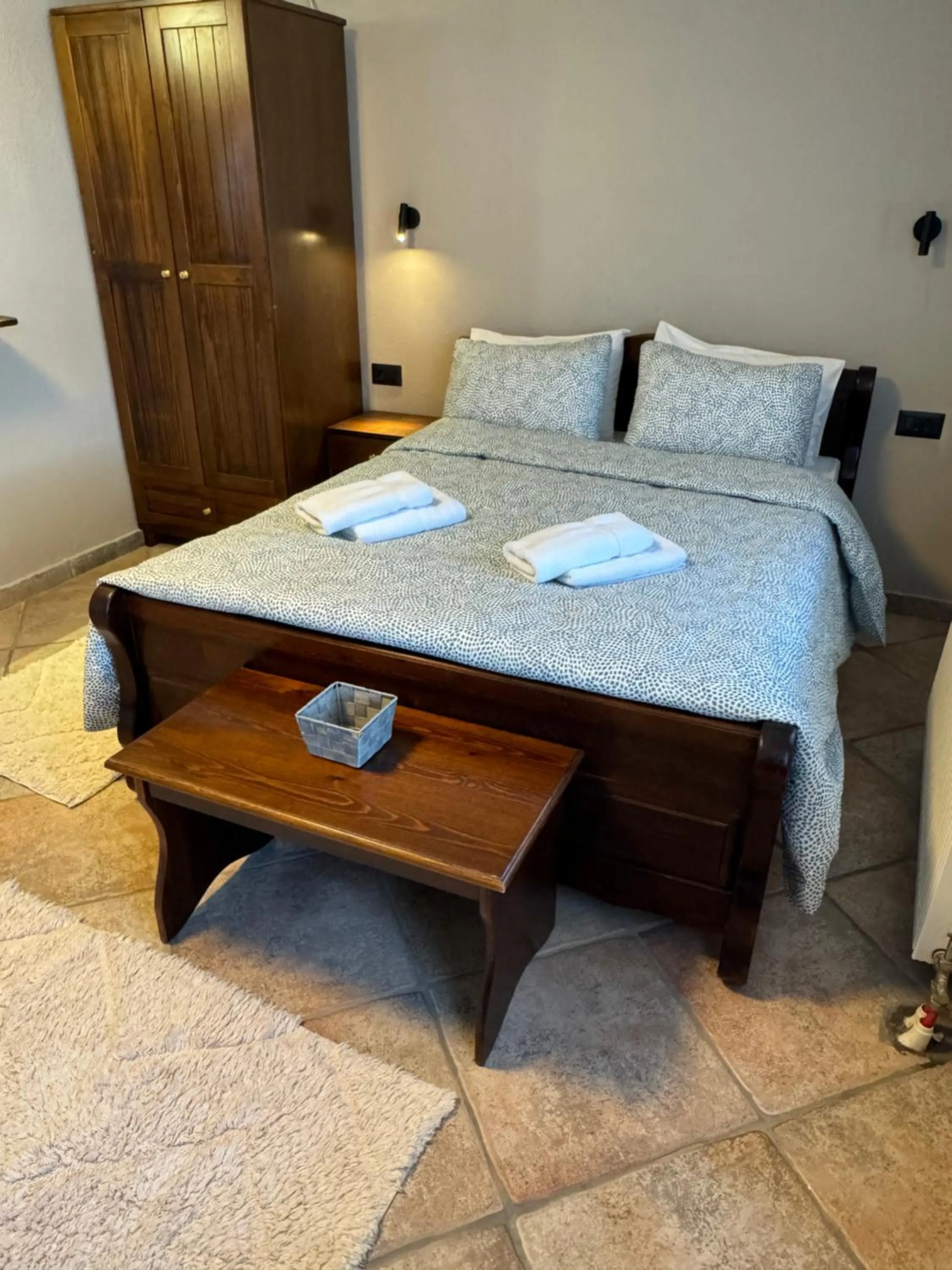 Bed in Enastron Guesthouse