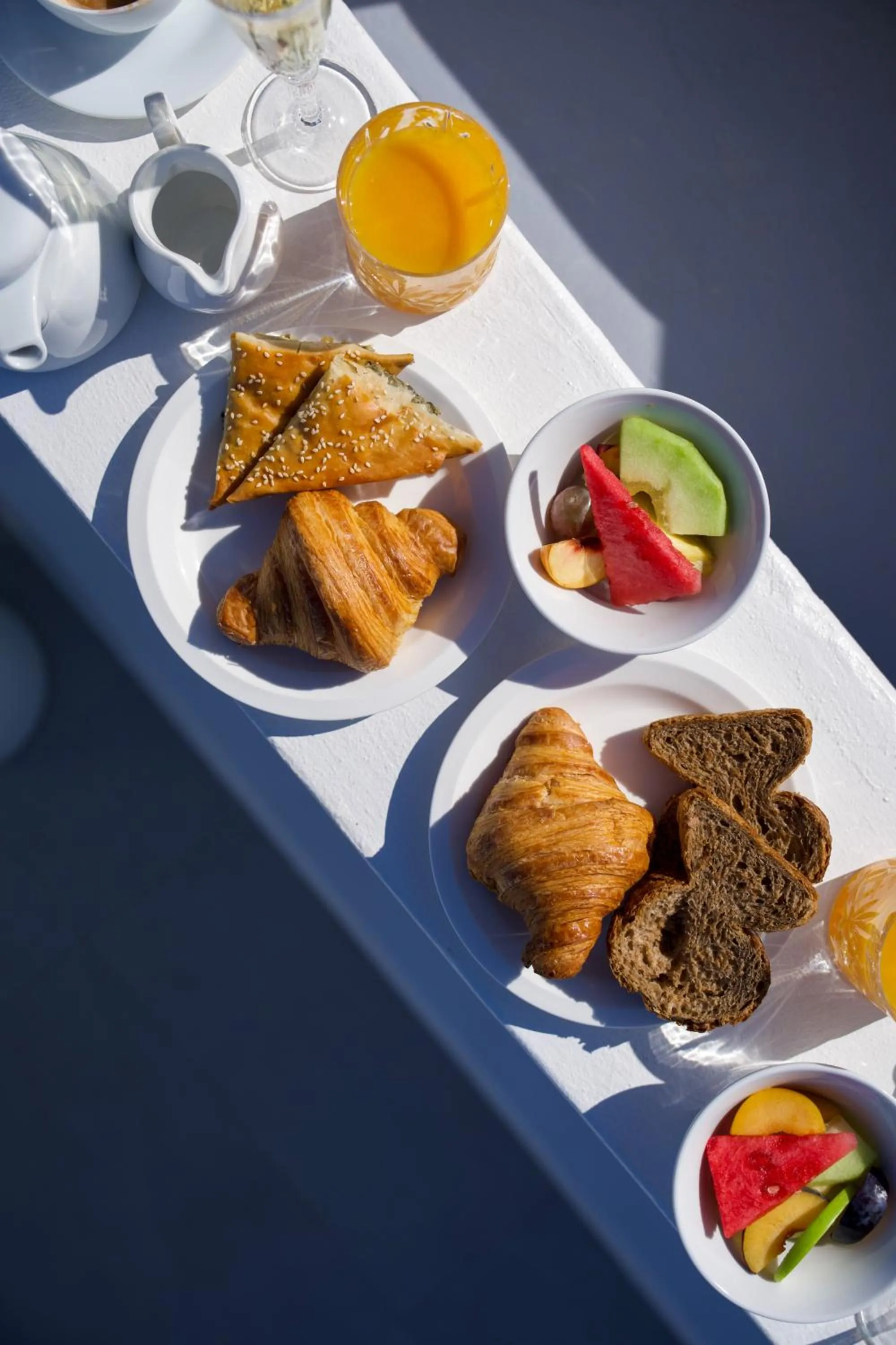 Breakfast in Trieris Villa & Suites