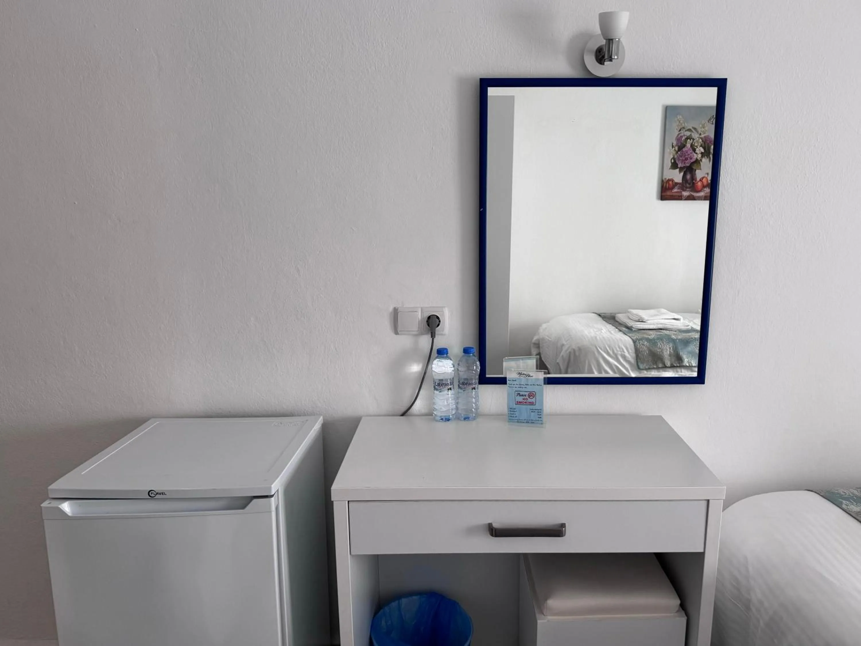 Bedroom in White and Blue Bodrum