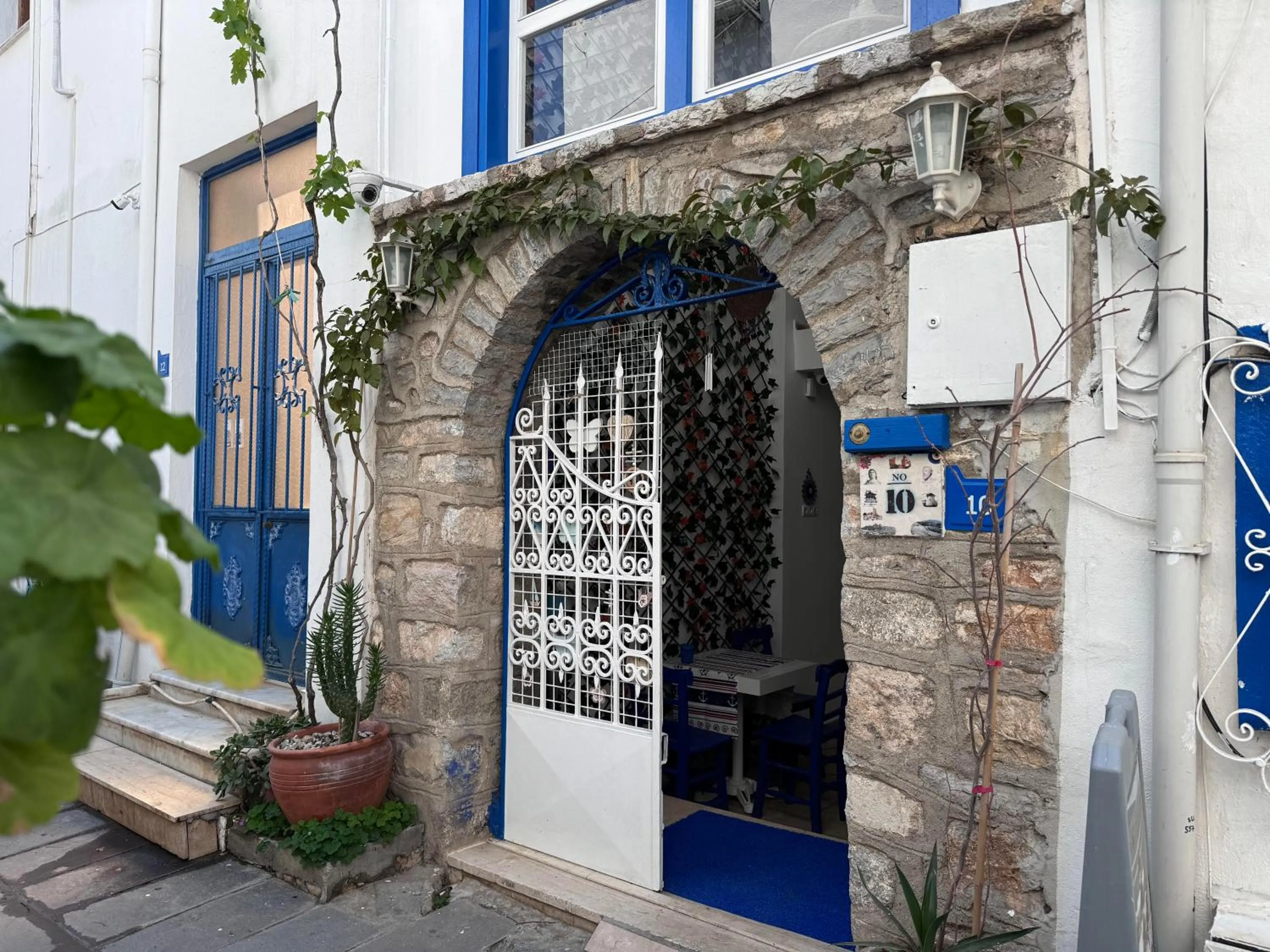 Property building in White and Blue Bodrum