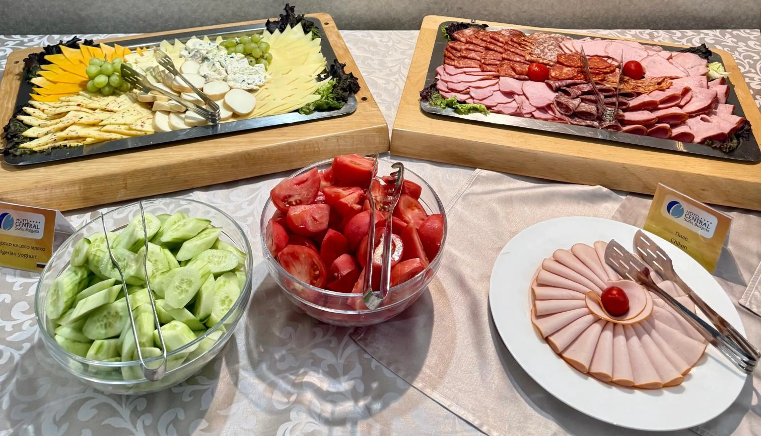 Buffet breakfast in Central Hotel Sofia