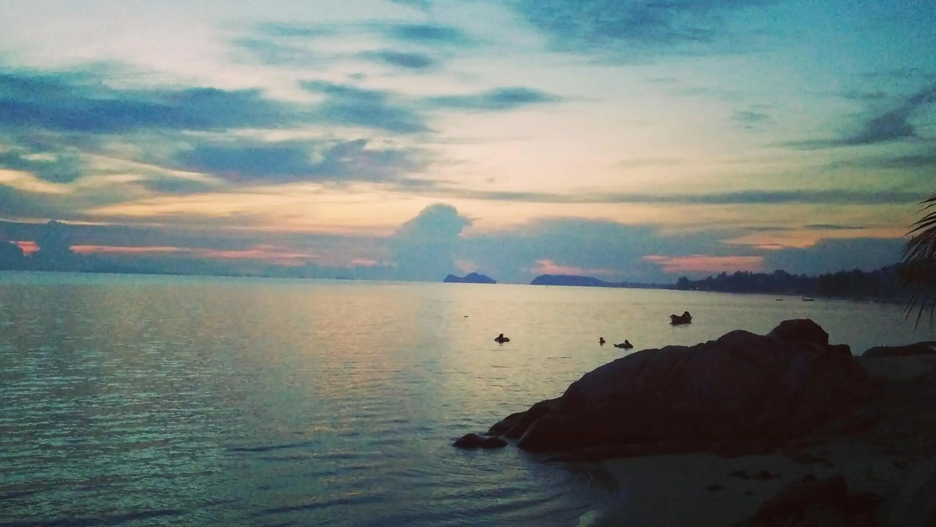 Sea view in Golden Beach Resort Koh Phangan