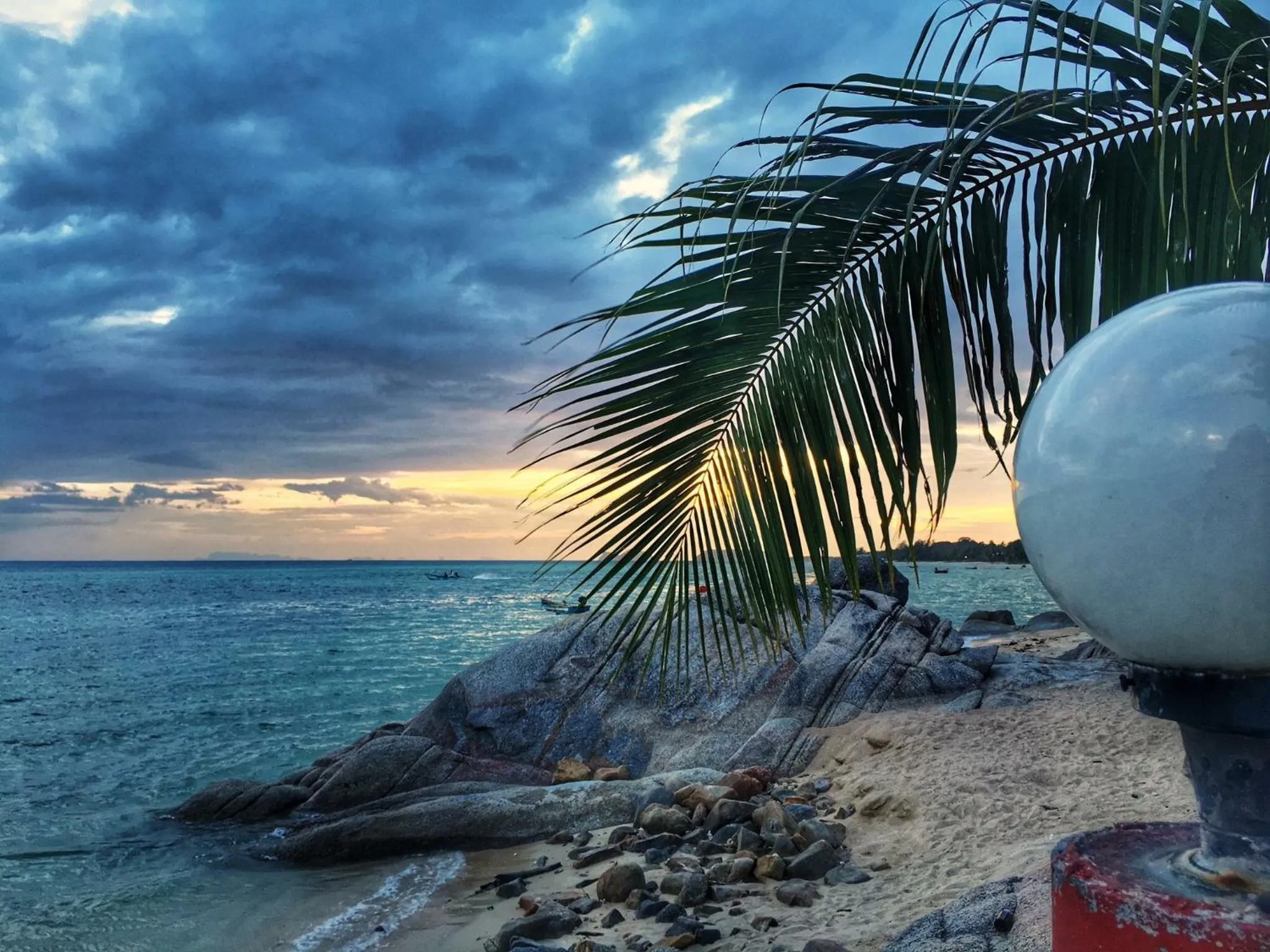 Sea view in Golden Beach Resort Koh Phangan