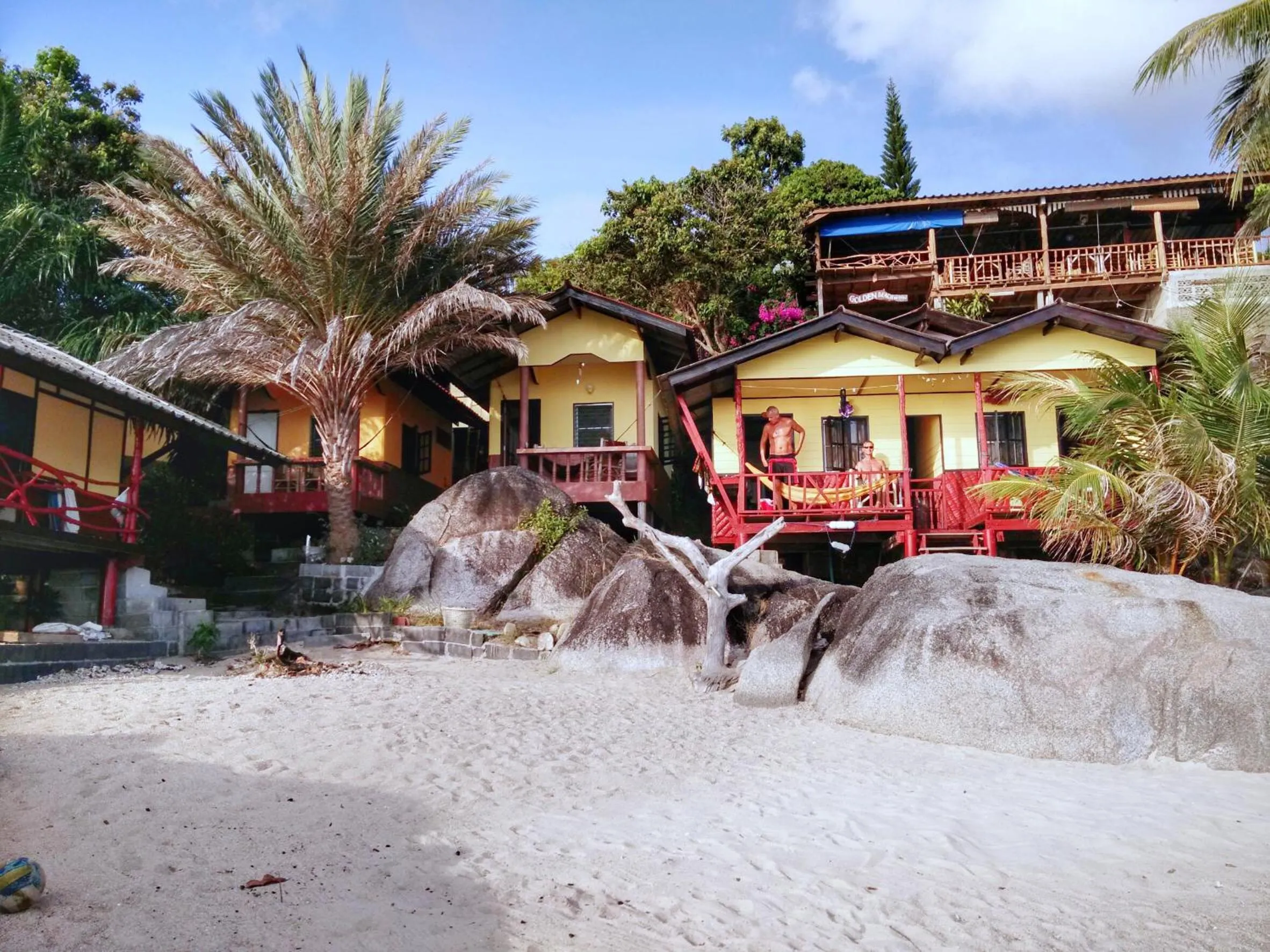 Sea view in Golden Beach Resort Koh Phangan