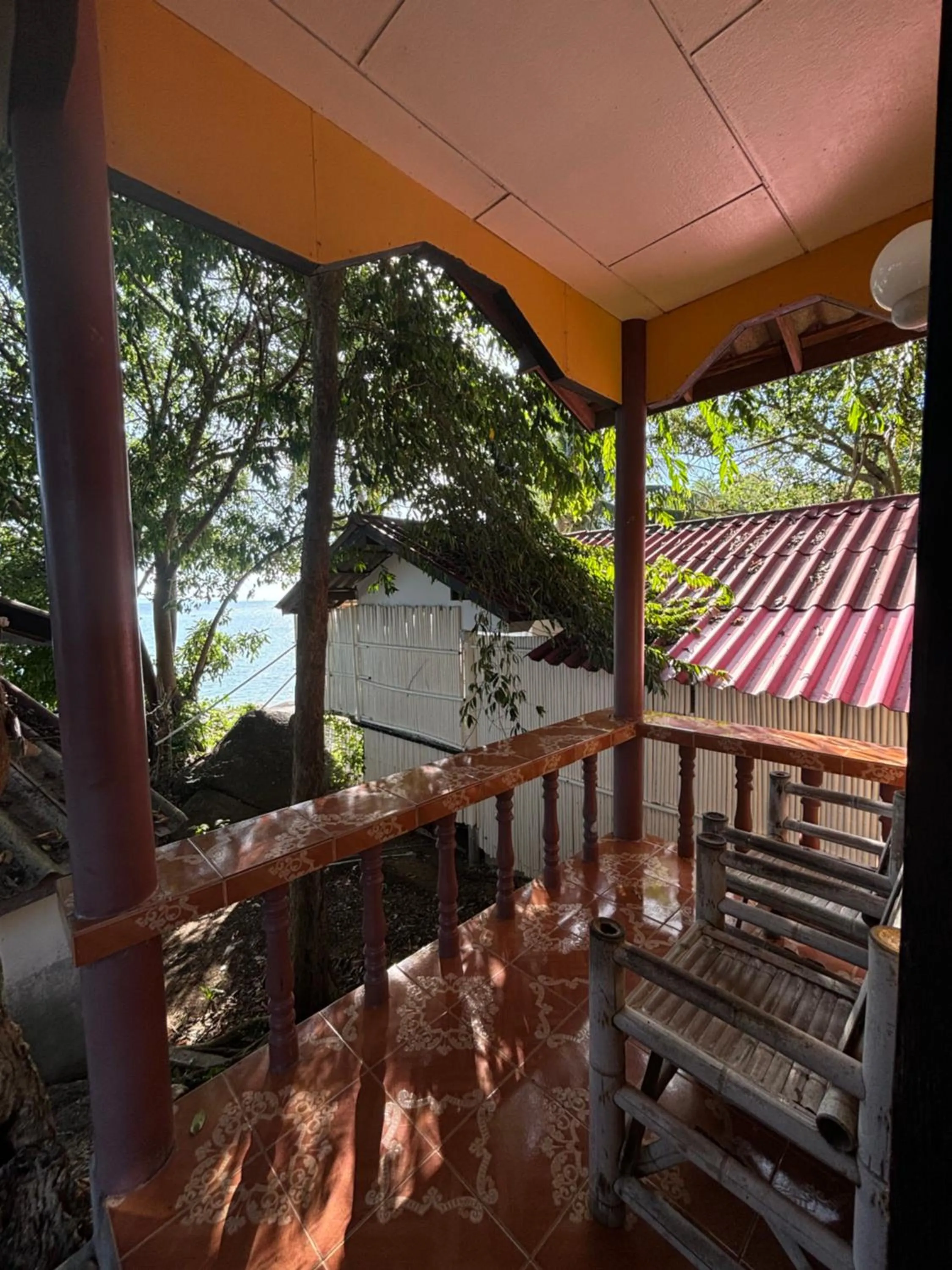 Balcony/Terrace in Golden Beach Resort Koh Phangan