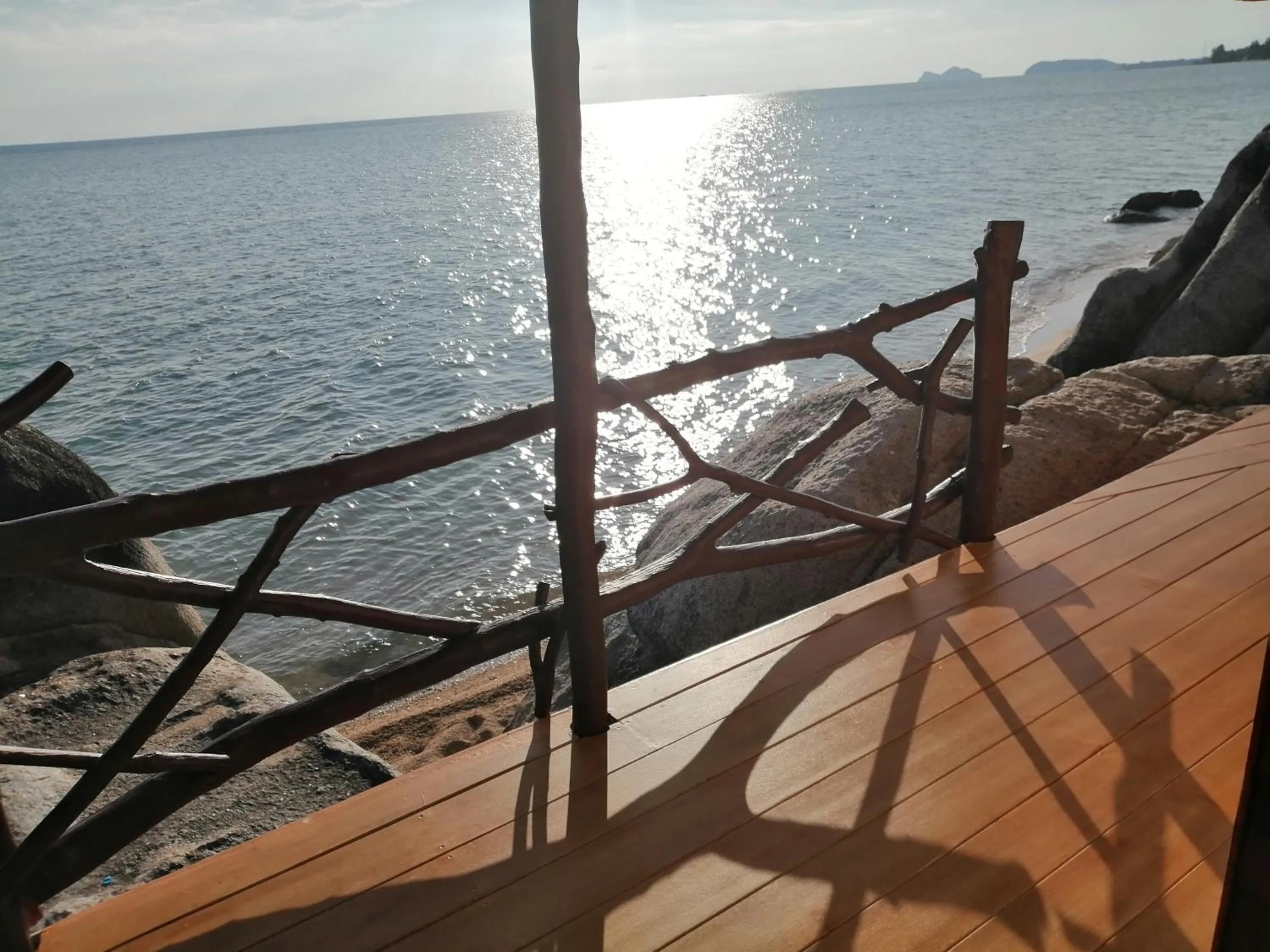 Balcony/Terrace in Golden Beach Resort Koh Phangan
