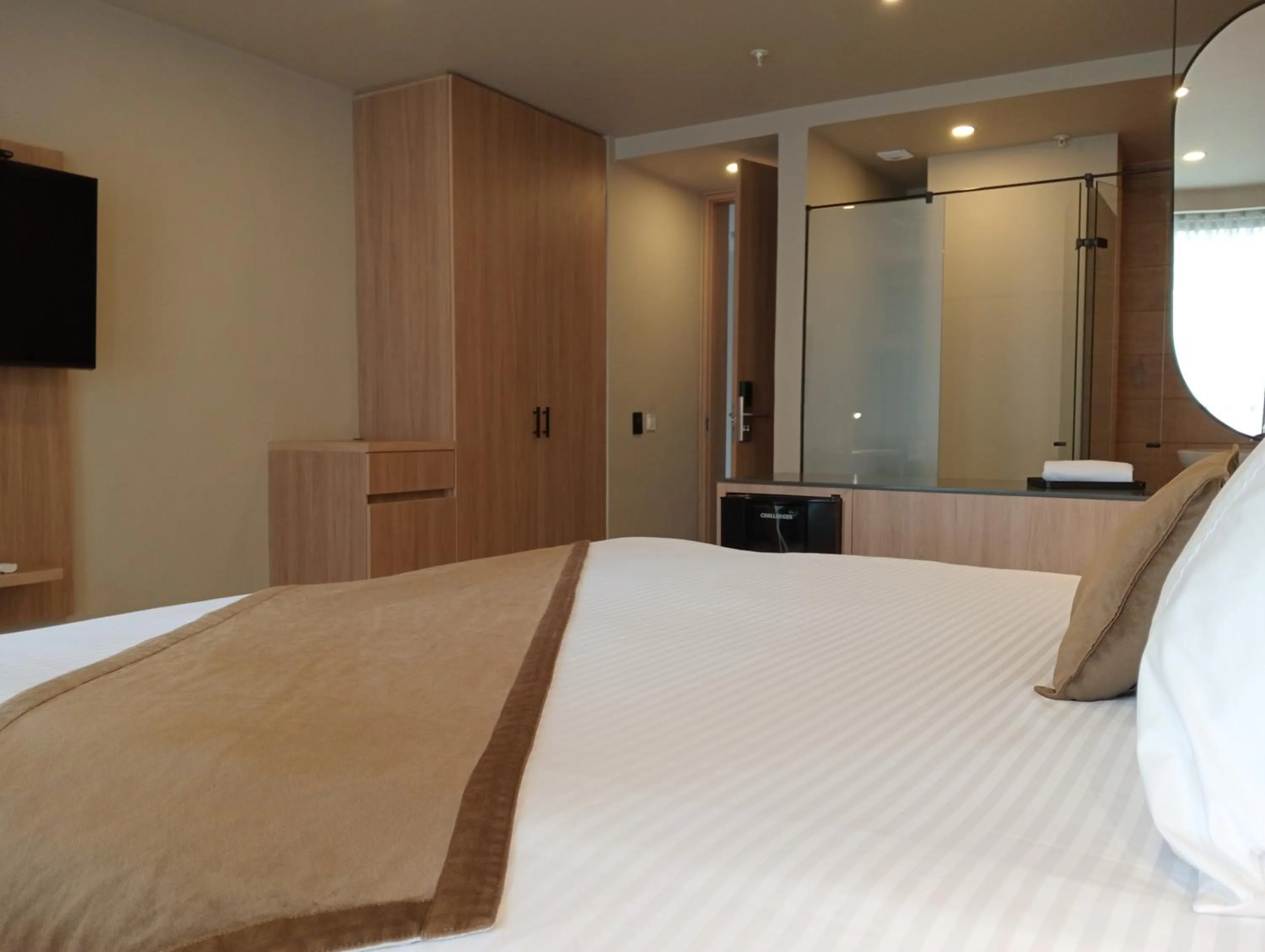 Bedroom, Bed in Hotel Rulay Medellin