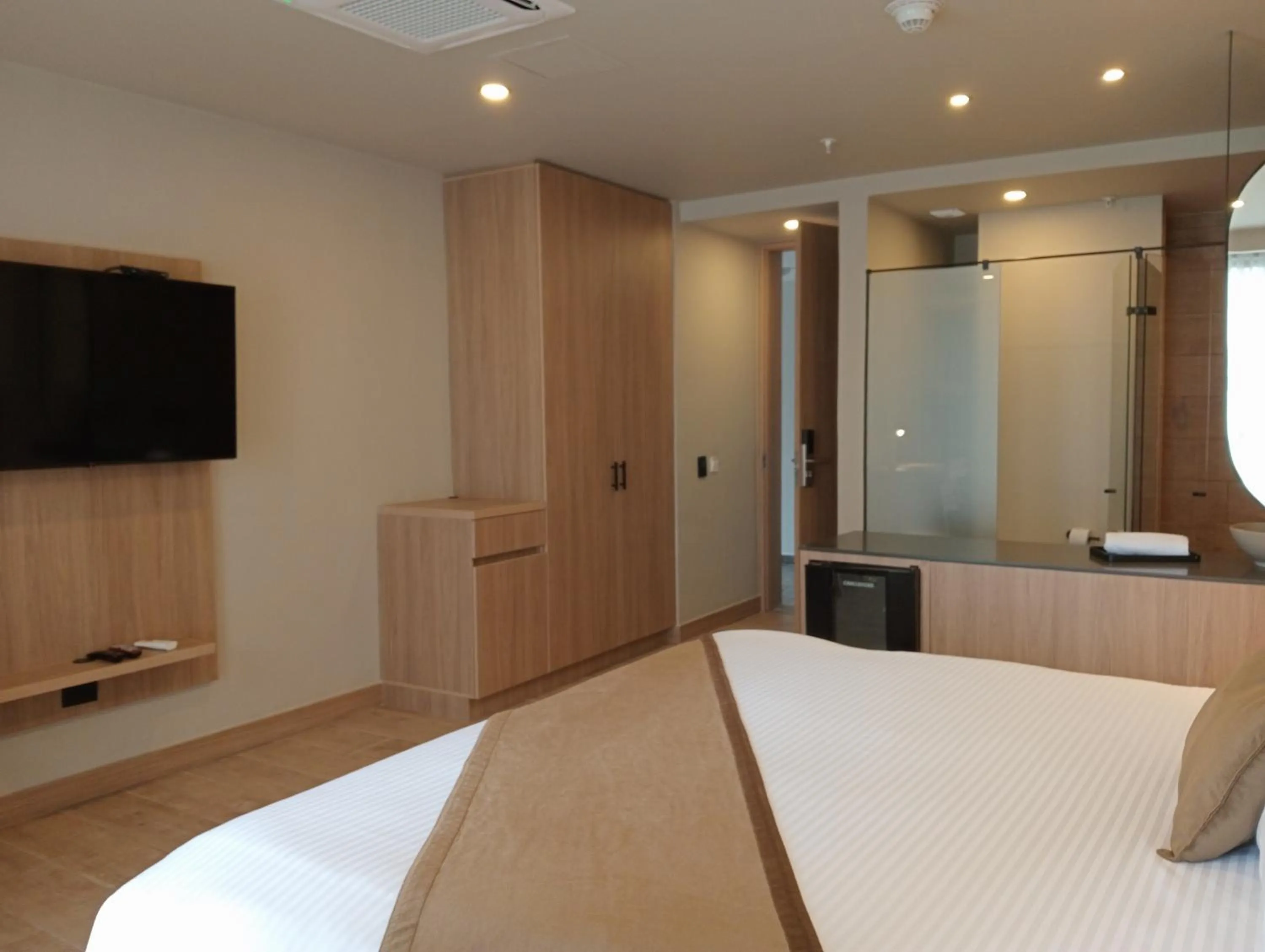 Bedroom, Bed in Hotel Rulay Medellin