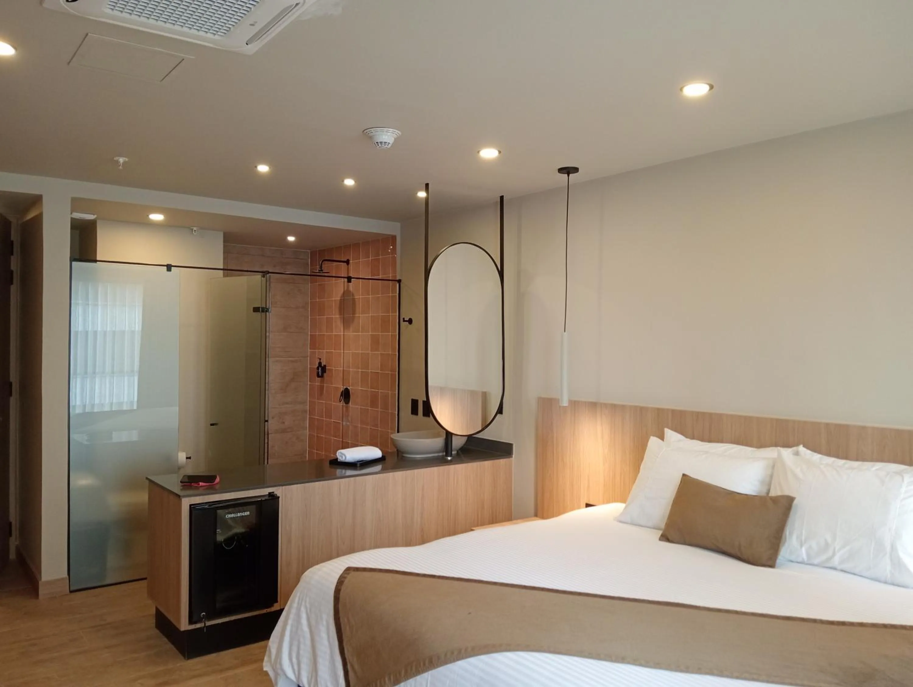 Bed in Hotel Rulay Medellin