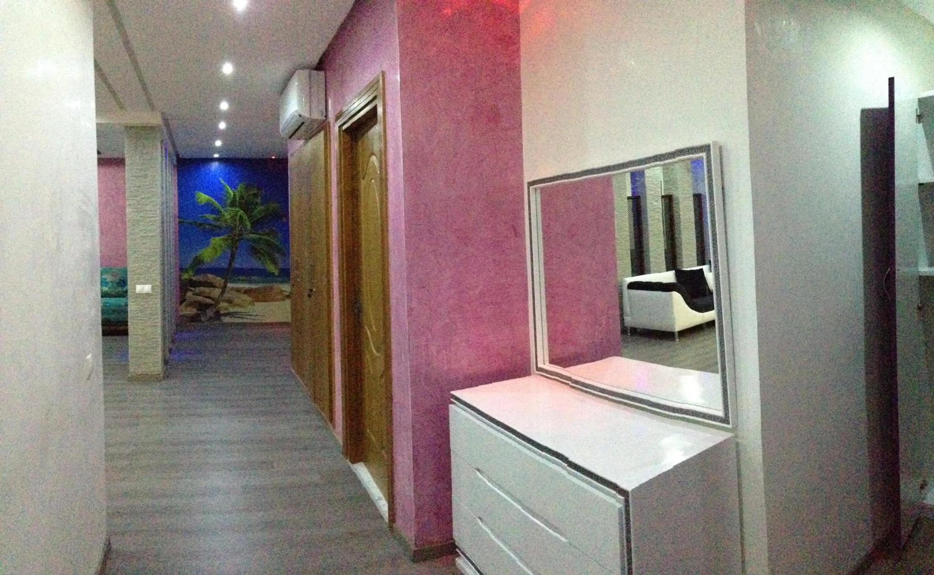 Decorative detail in Rabat Apartments