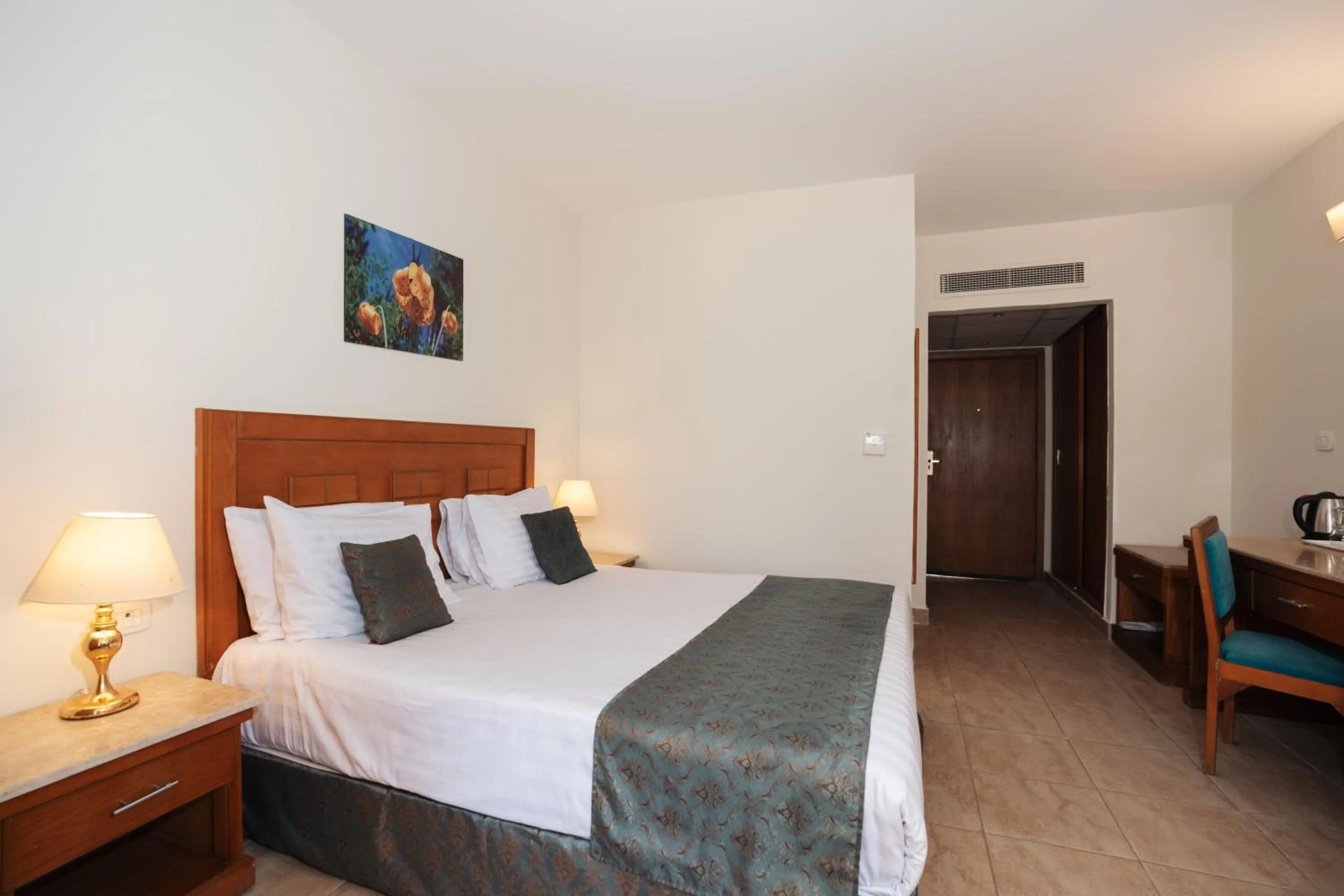 Bed in Riviera Aqua Park Resort