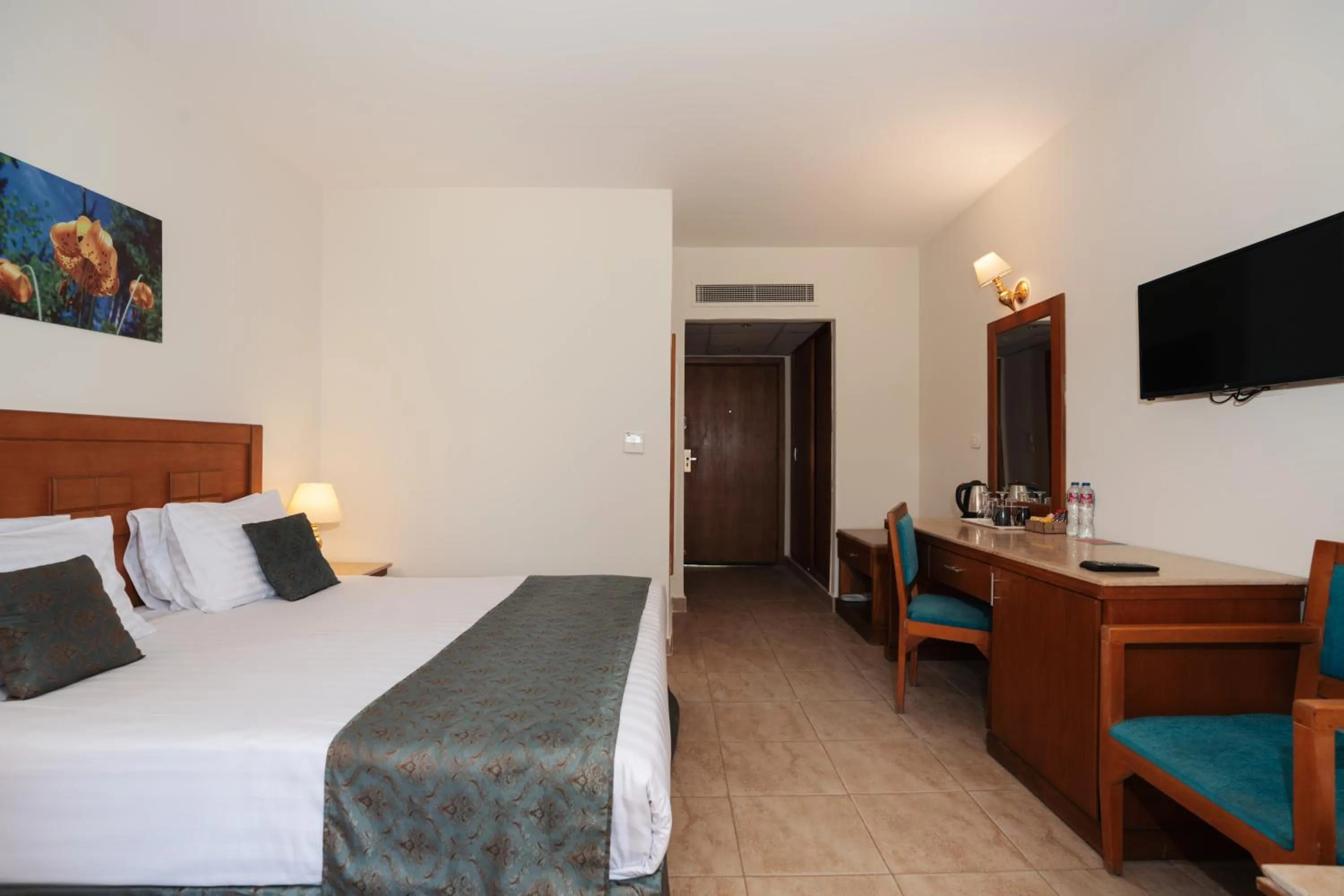 Bed in Riviera Aqua Park Resort