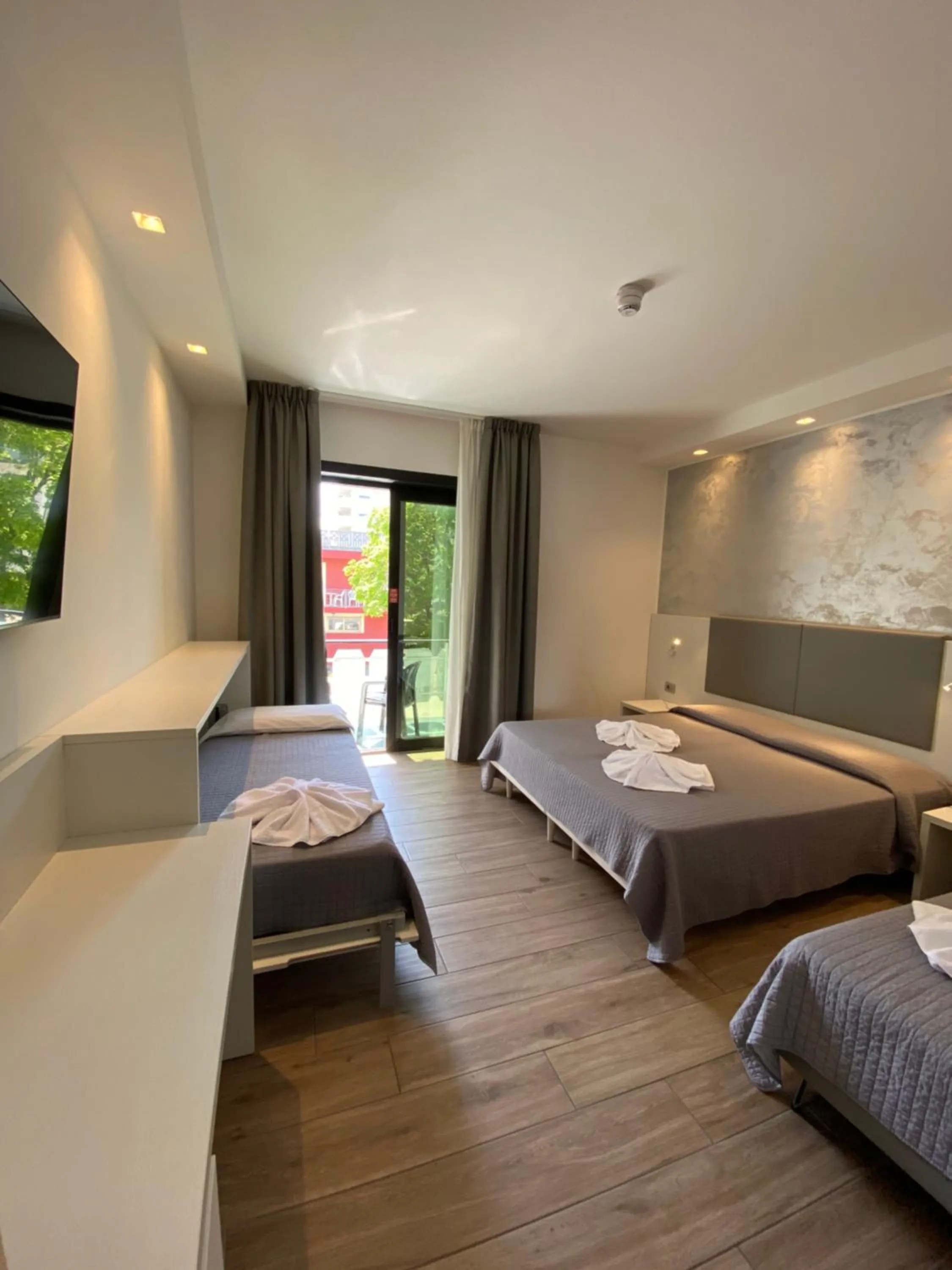 Bed in Hotel ALDEBARAN