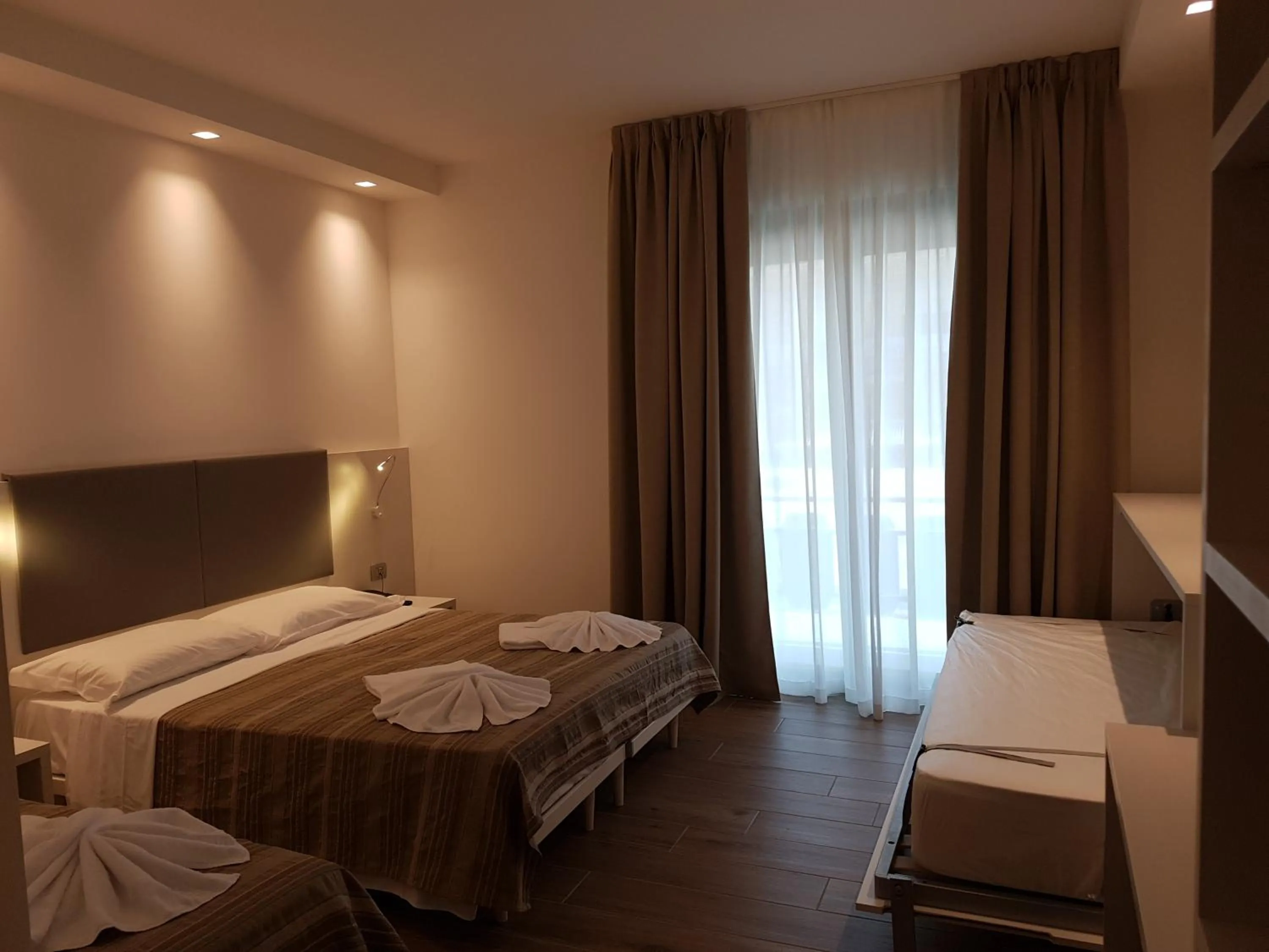 Bed in Hotel ALDEBARAN