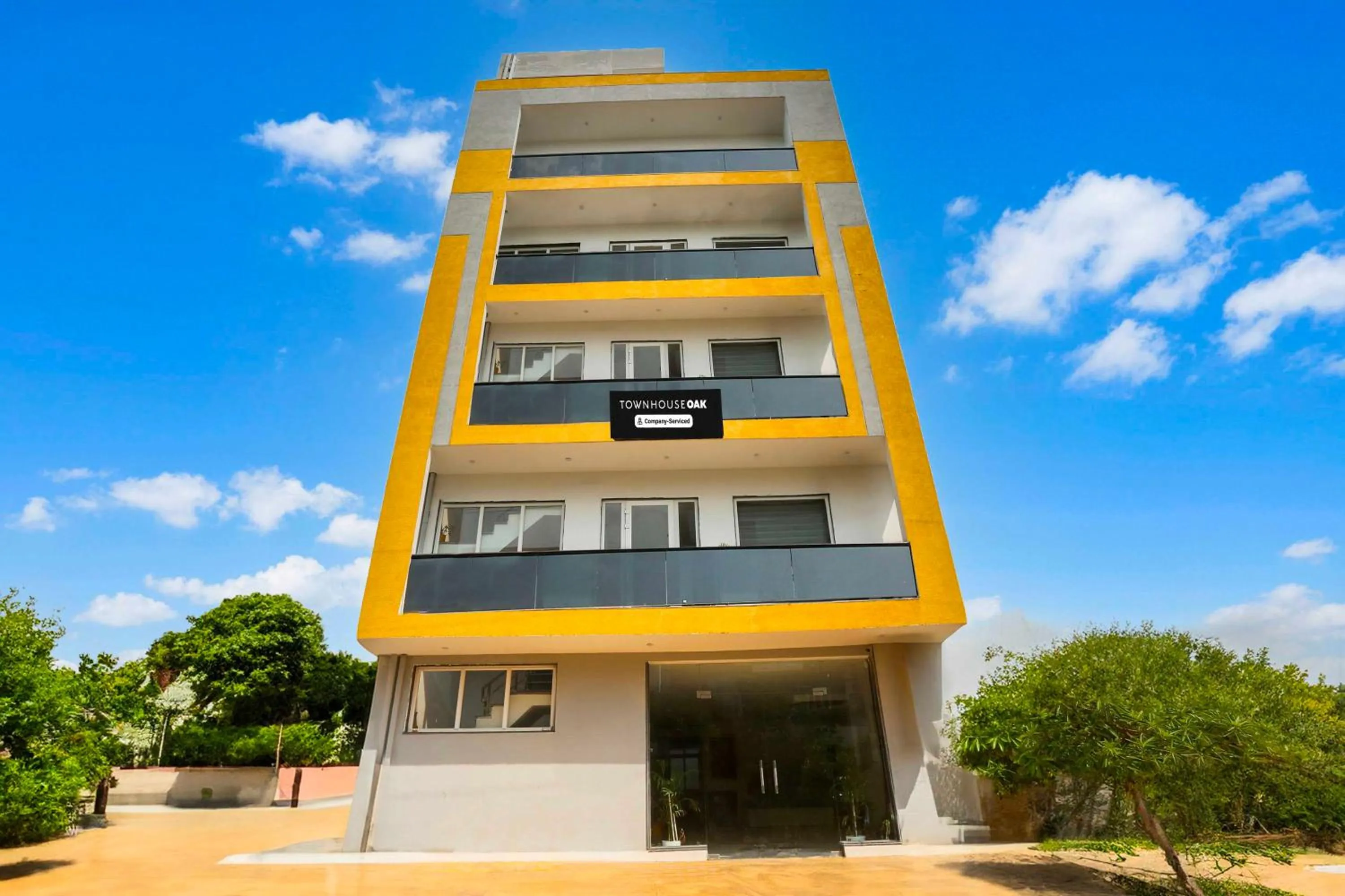 Facade/entrance in Townhouse Oak Sector 69 Gurgaon