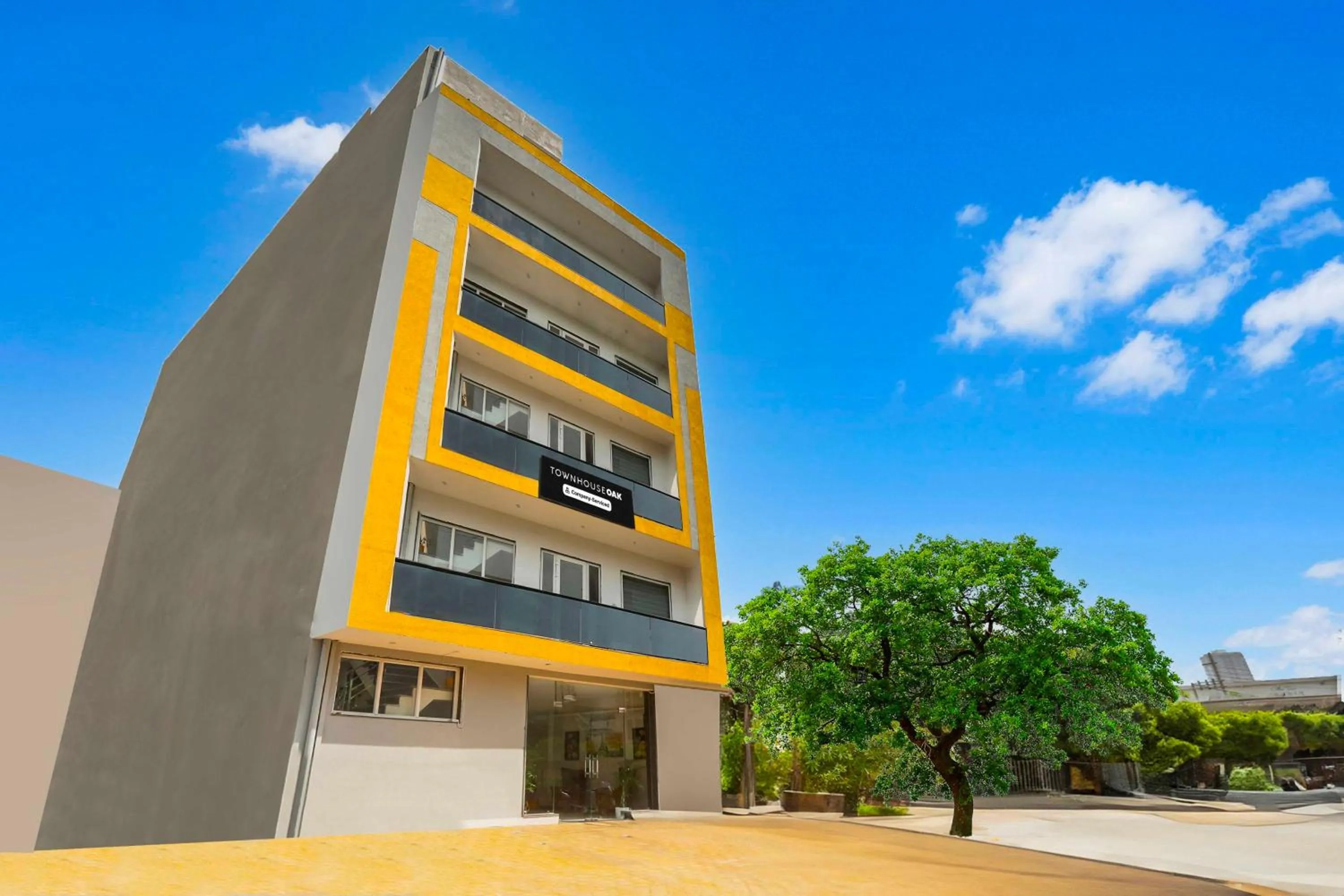 Facade/entrance in Townhouse Oak Sector 69 Gurgaon