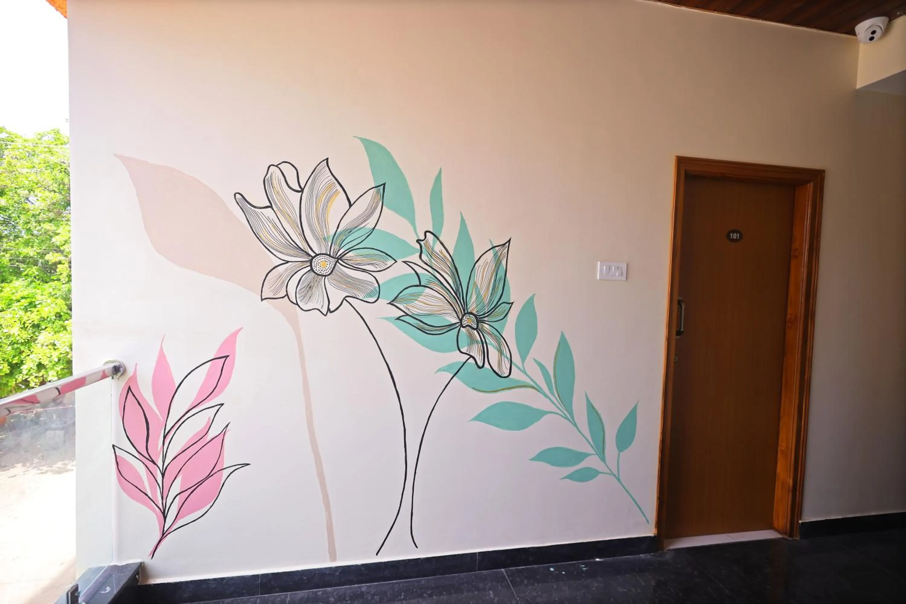 Decorative detail in Jay & Jas Hotel