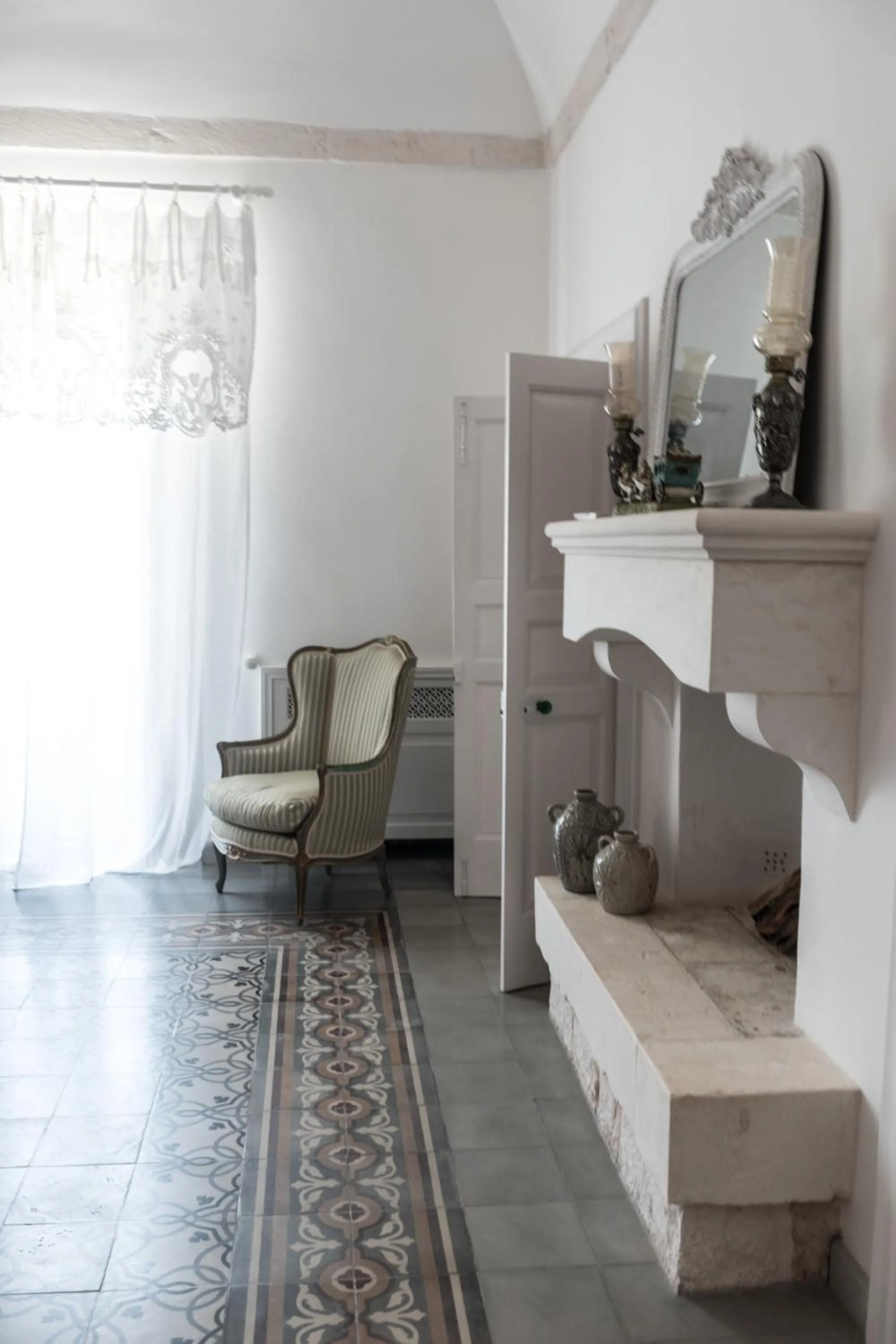 Communal lounge/ TV room in Masseria Luco