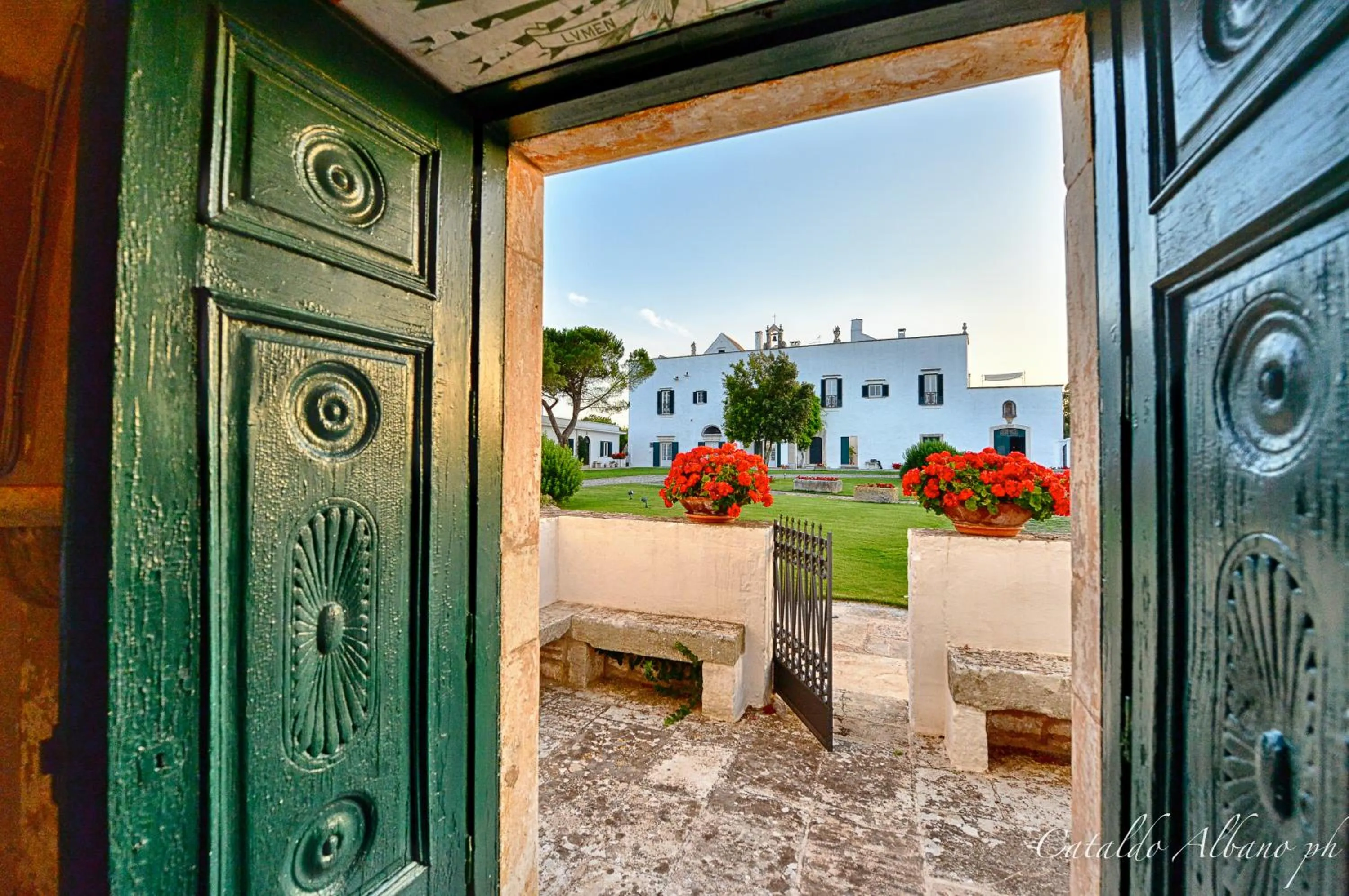Garden view in Masseria Luco