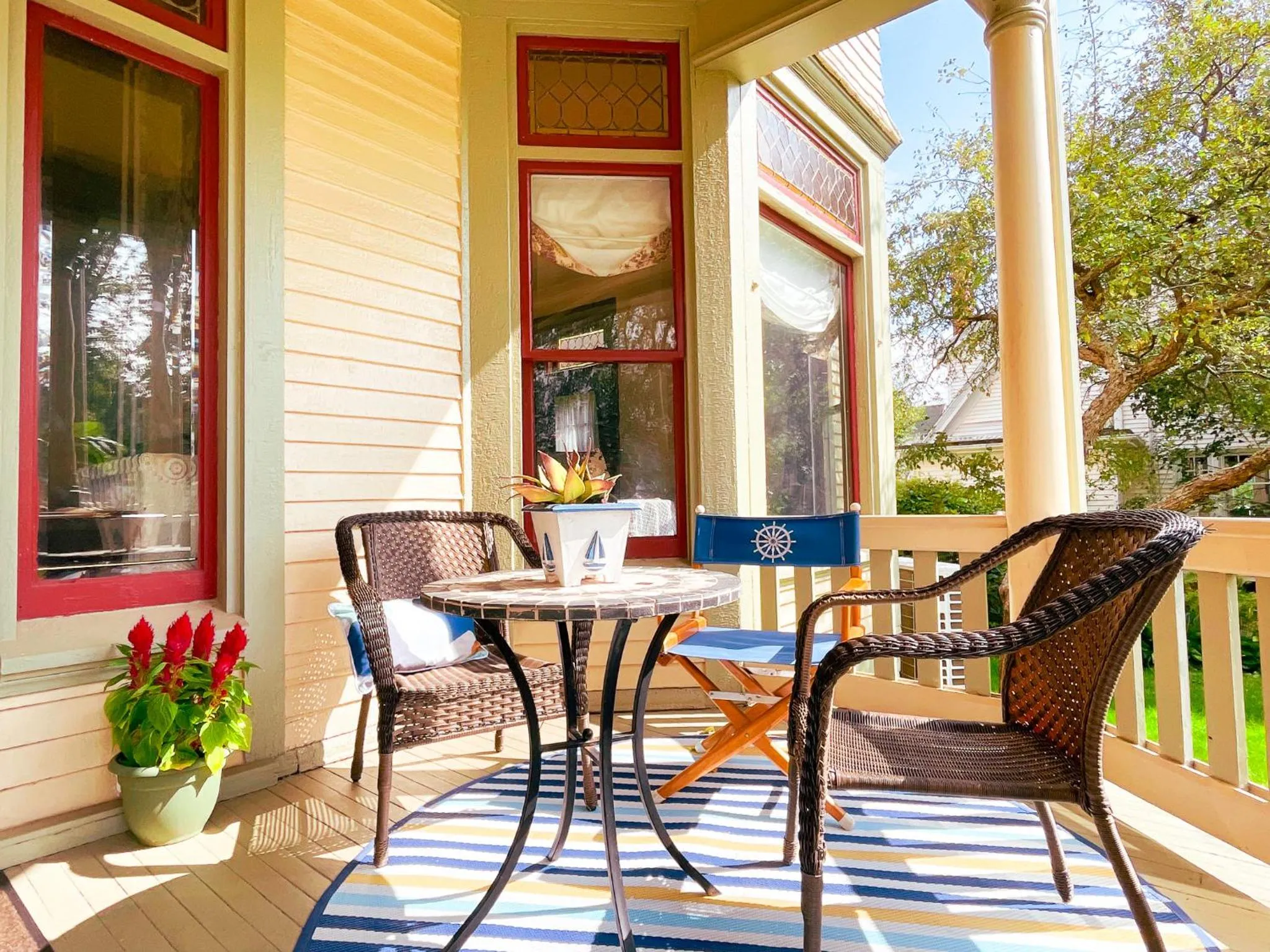 Patio in The Eden Hall Inn