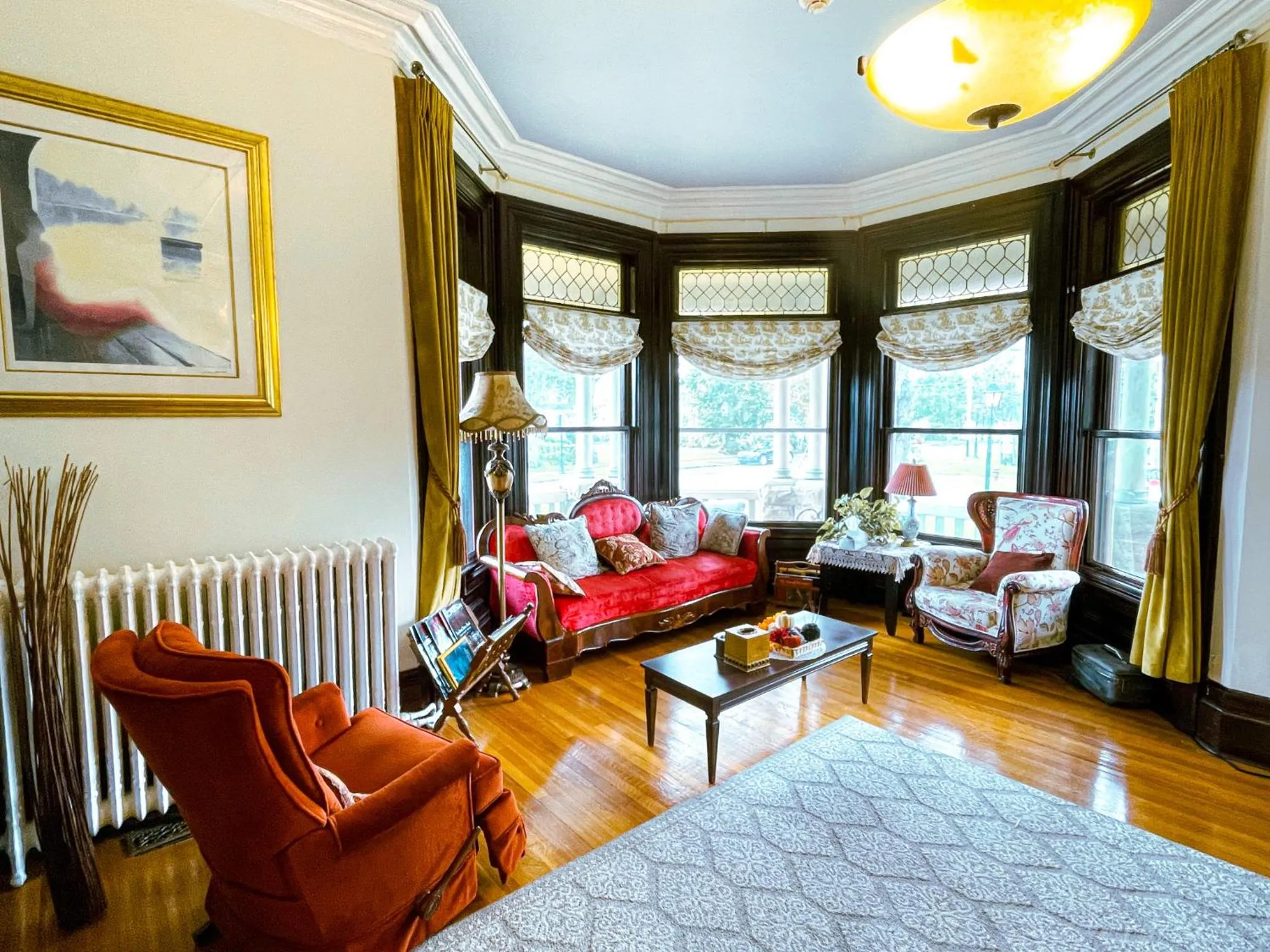 Living room in The Eden Hall Inn