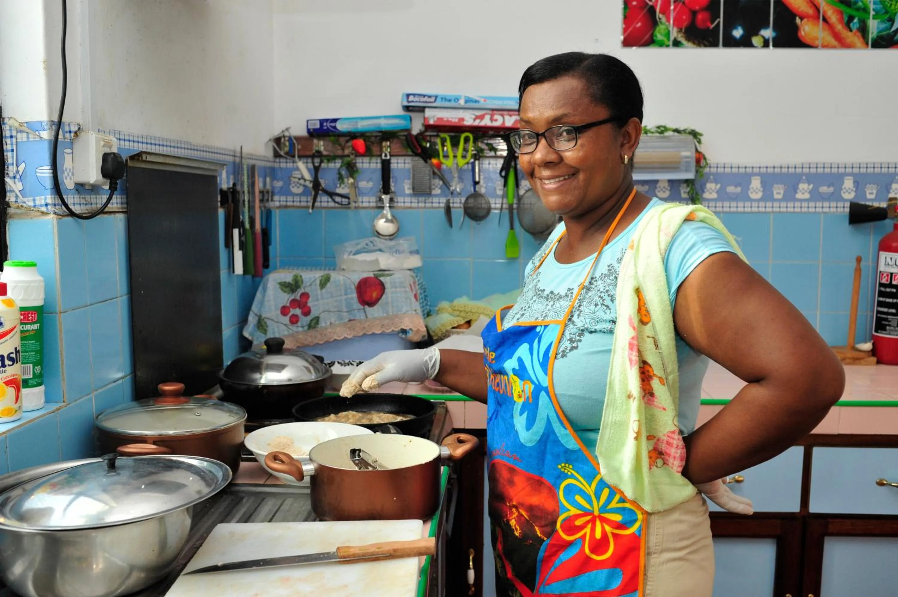 Staff in Chez Ronald Guest House