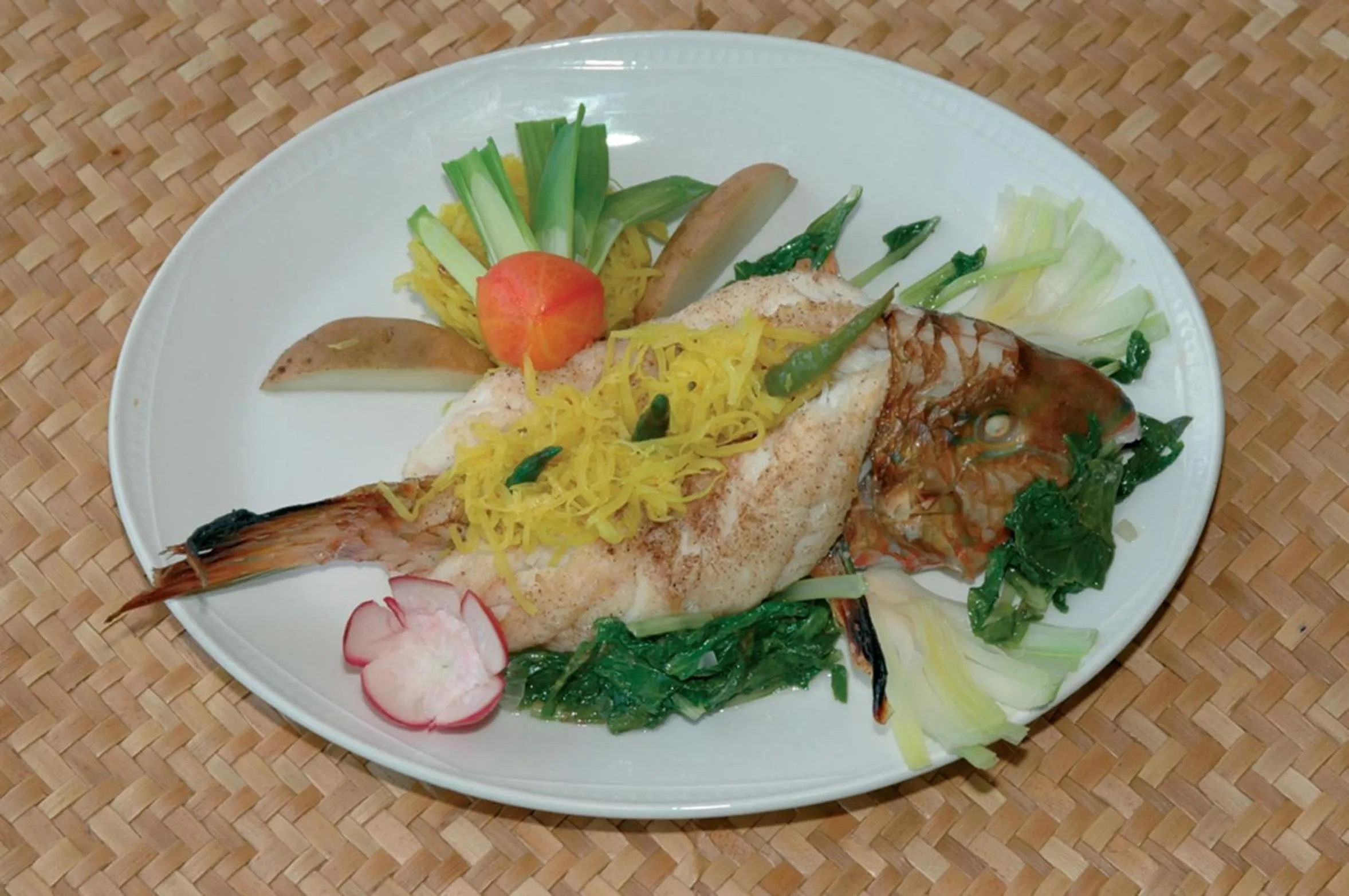 Food close-up in Chez Ronald Guest House