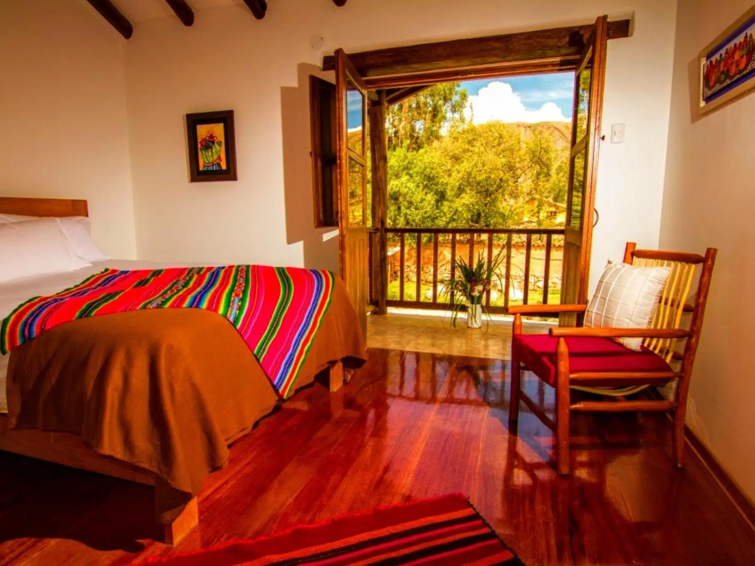 Deluxe Queen Room with Two Queen Beds in Lizzy Wasi Urubamba Deluxe Queen Room with Two Queen Beds in Lizzy Wasi Urubamba