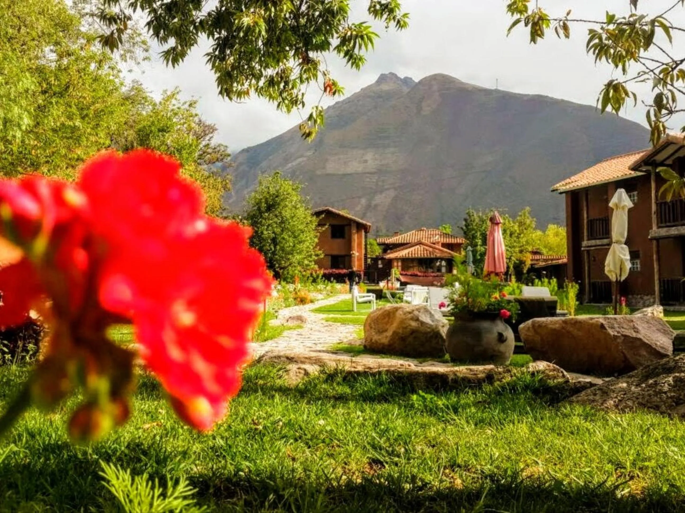 Garden in Lizzy Wasi Urubamba