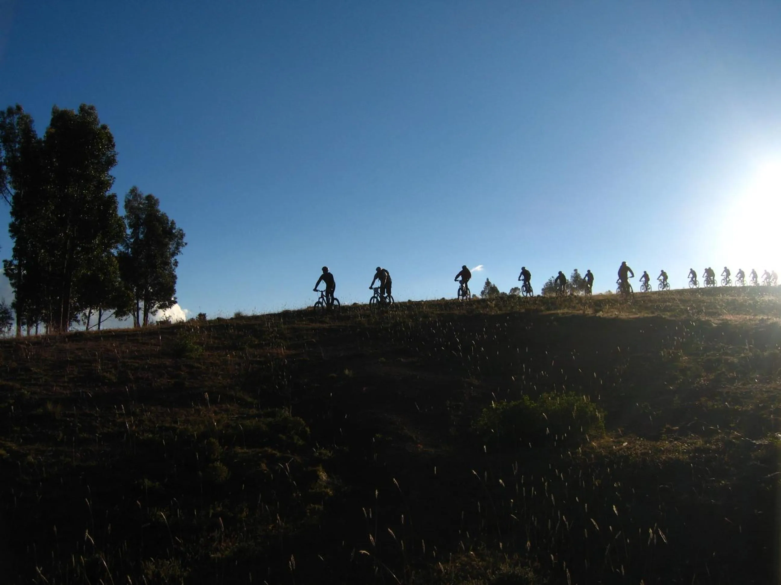 Cycling in Lizzy Wasi Urubamba