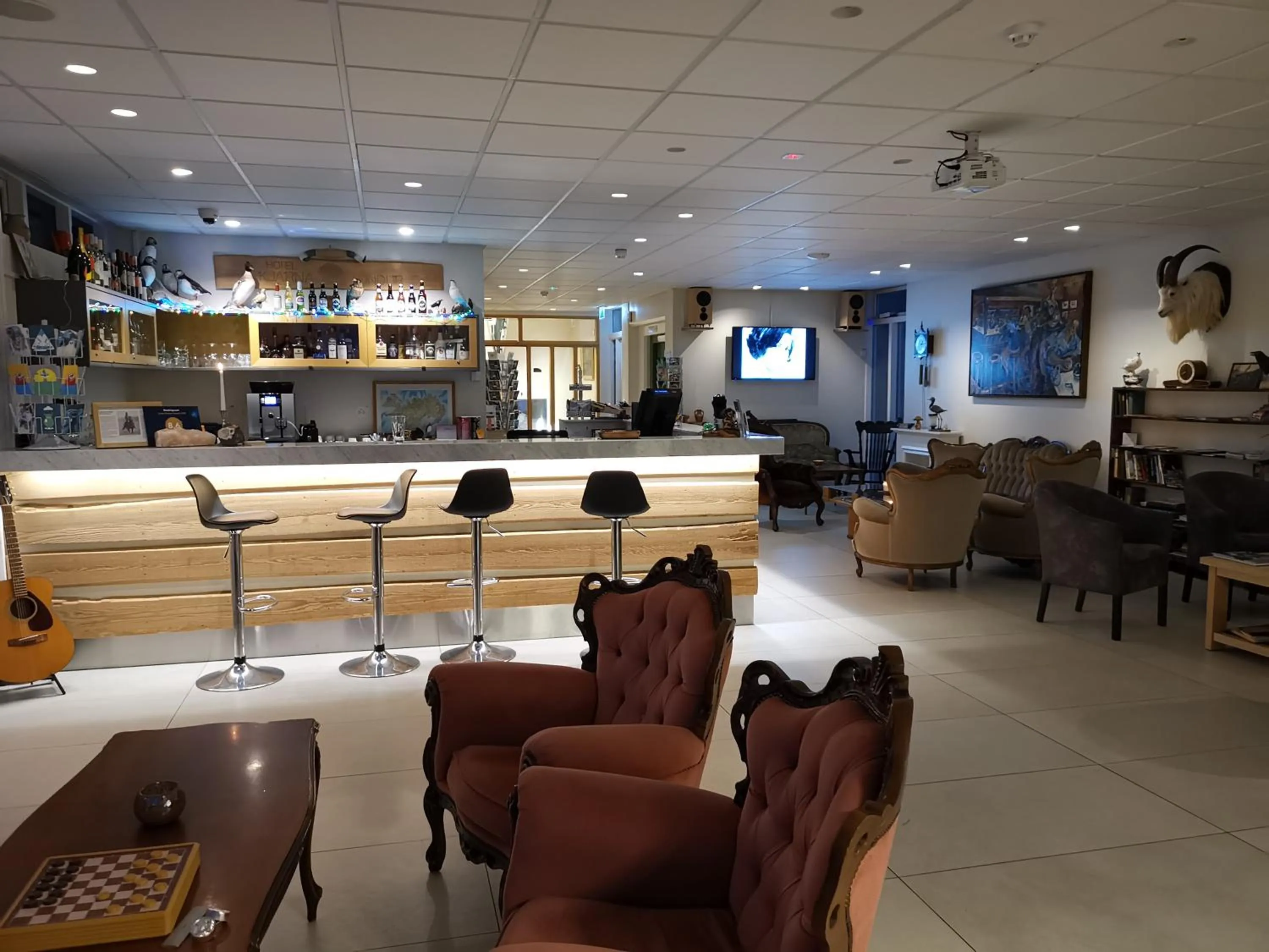 Lobby or reception in Hotel Kjarnalundur- Aurora Dream - Lodges and Rooms