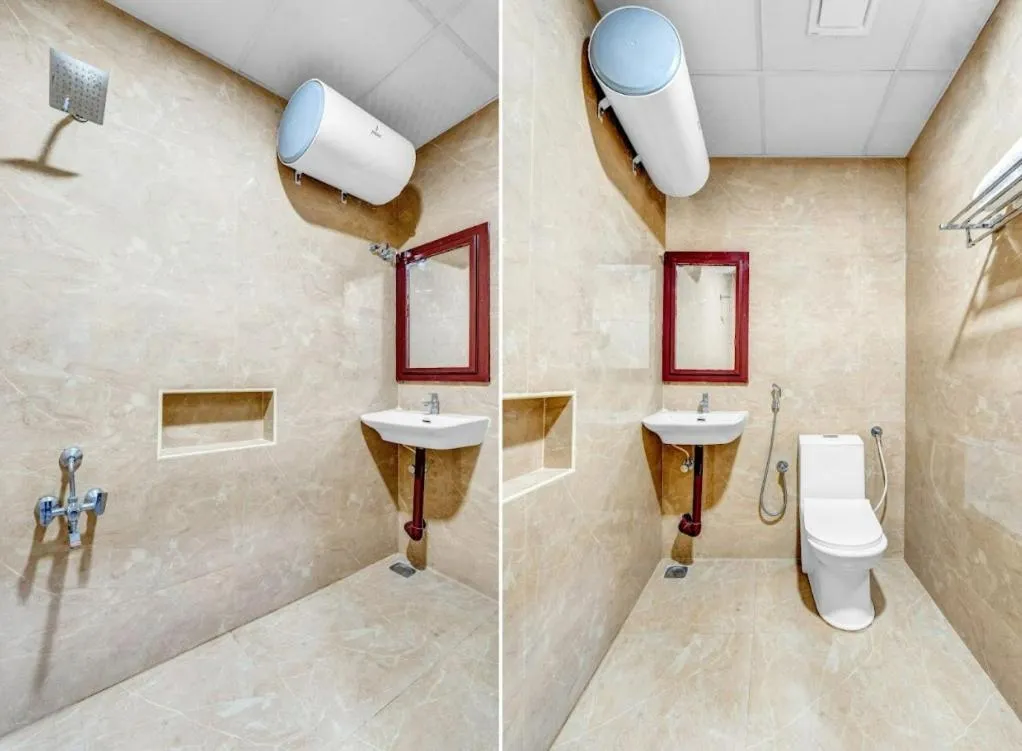 Bathroom in Wooden Park Hotel - Near DLF IT Park