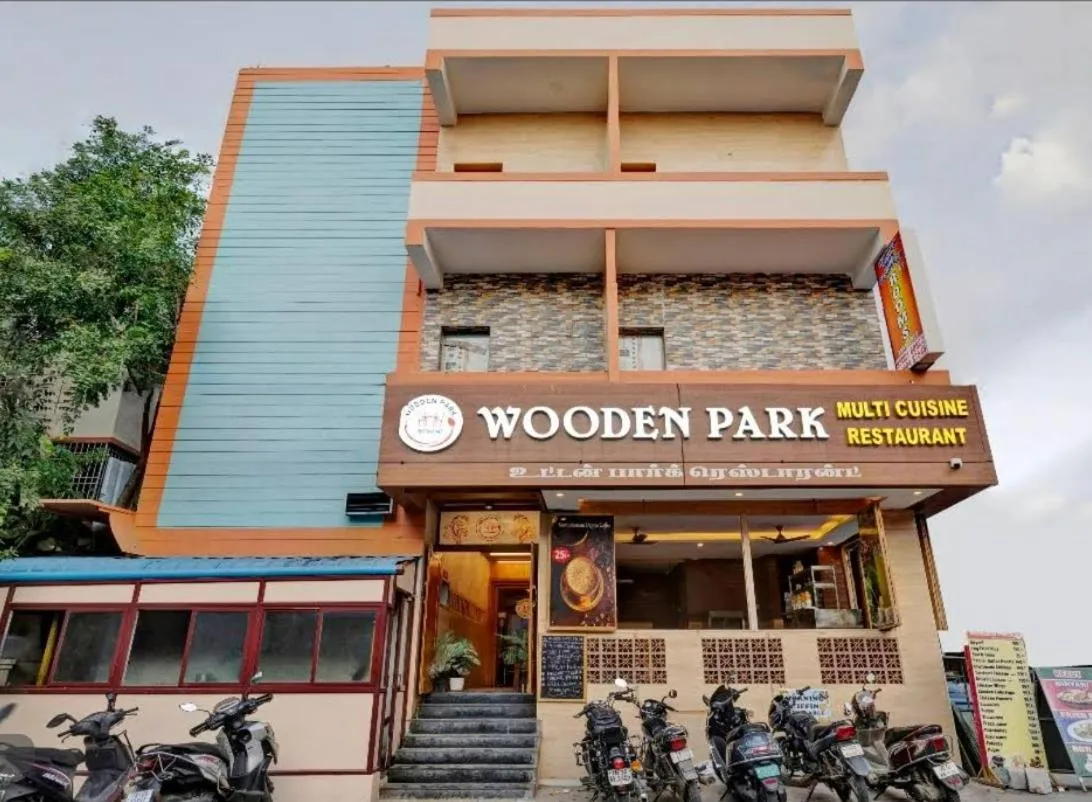 Property building in Wooden Park Hotel - Near DLF IT Park