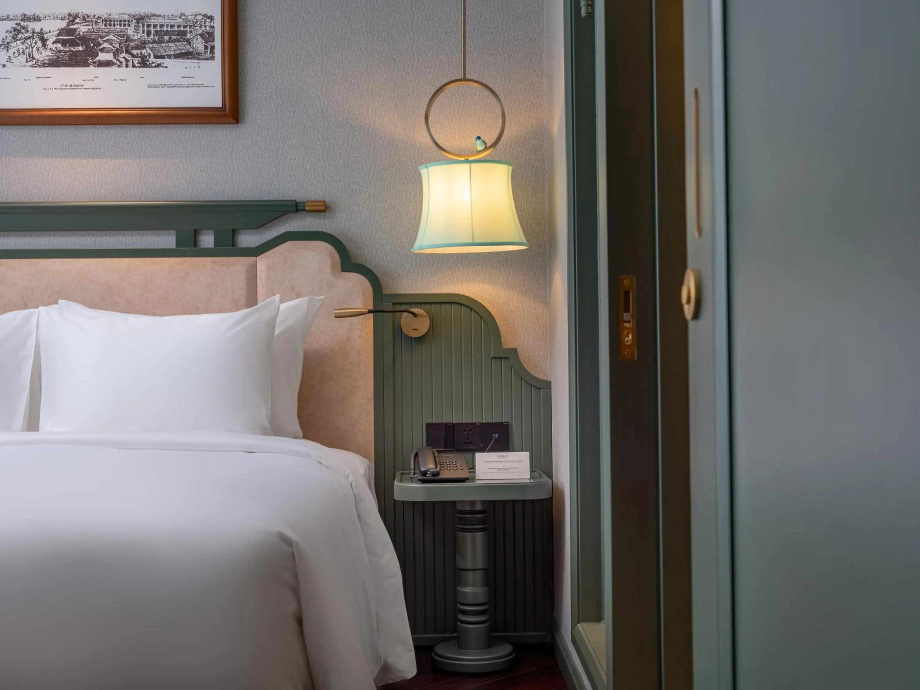 Bed in Tonkin Luxury Boutique Hotel & Spa