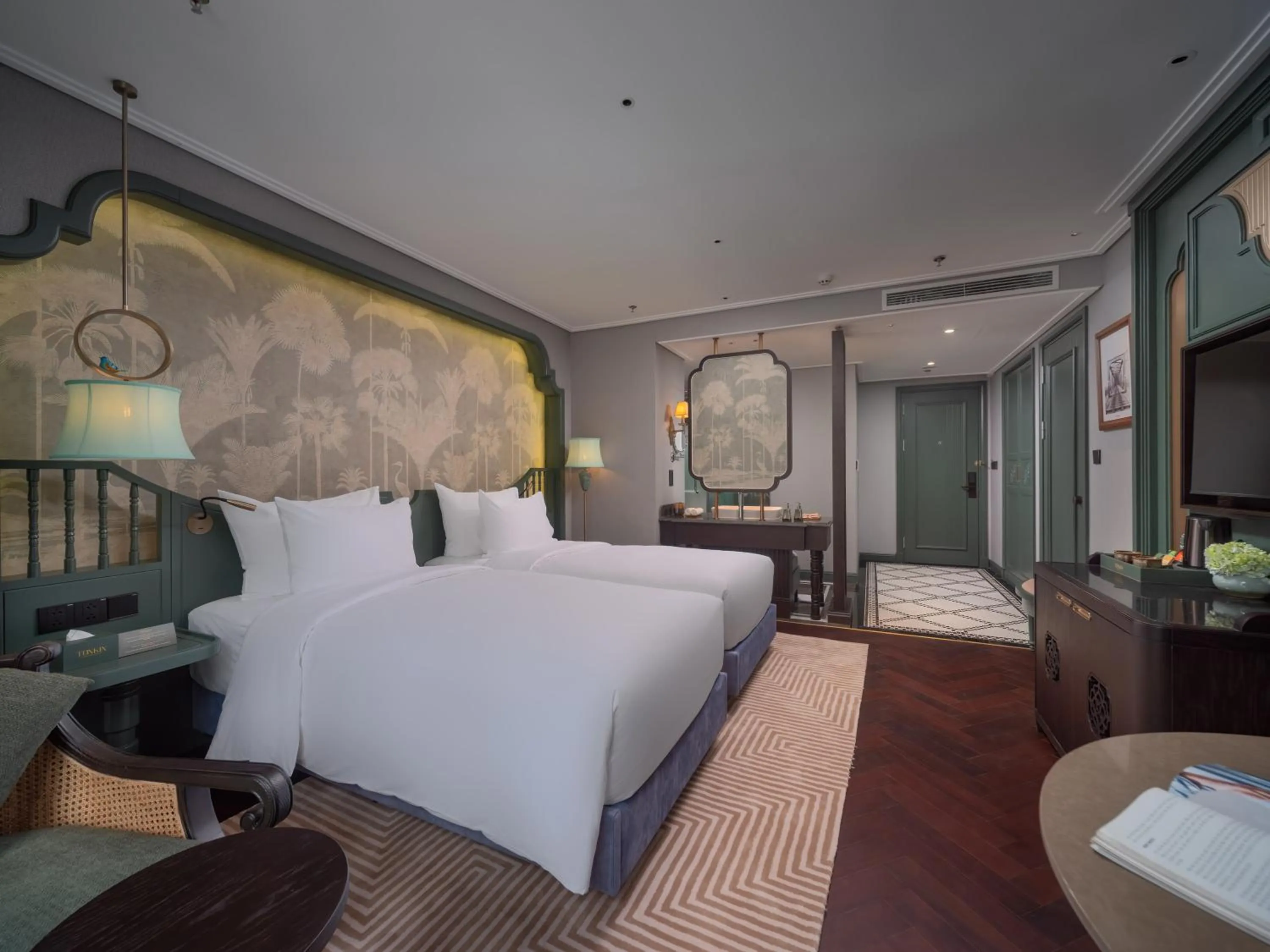 Bed in Tonkin Luxury Boutique Hotel & Spa