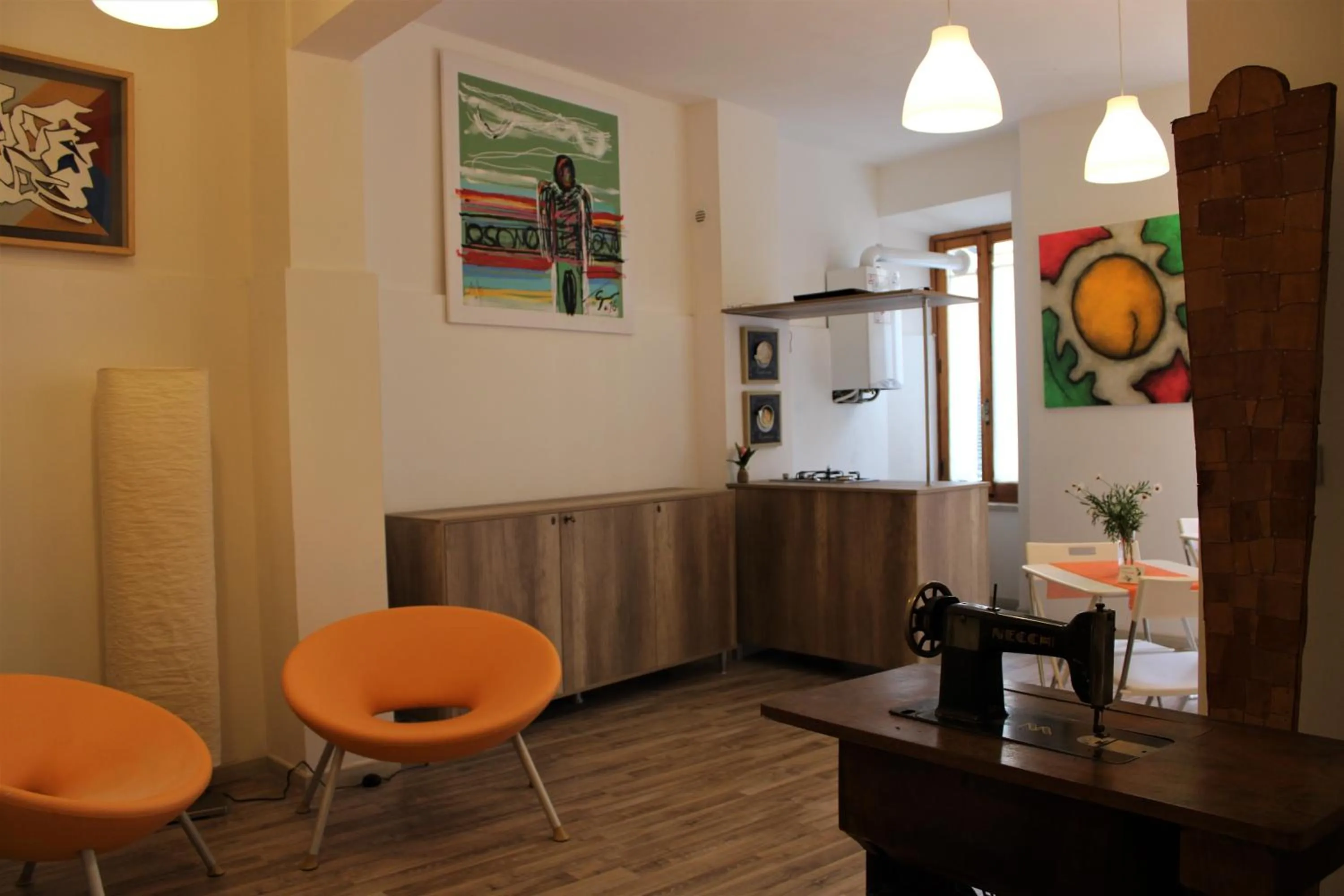 Living room in Il Viterbino Struttura convenzionata con impianti termali