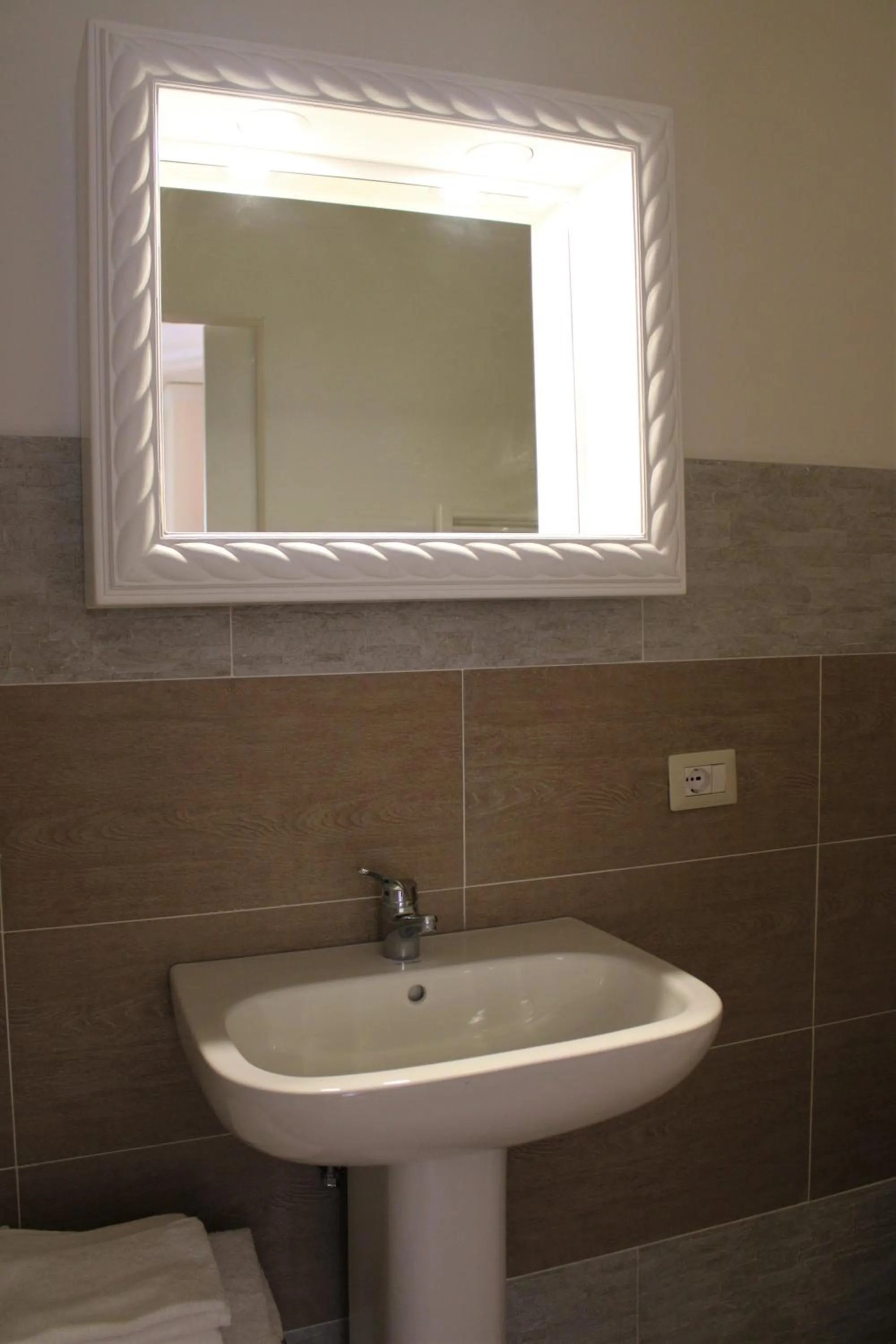 Bathroom in Il Viterbino Struttura convenzionata con impianti termali