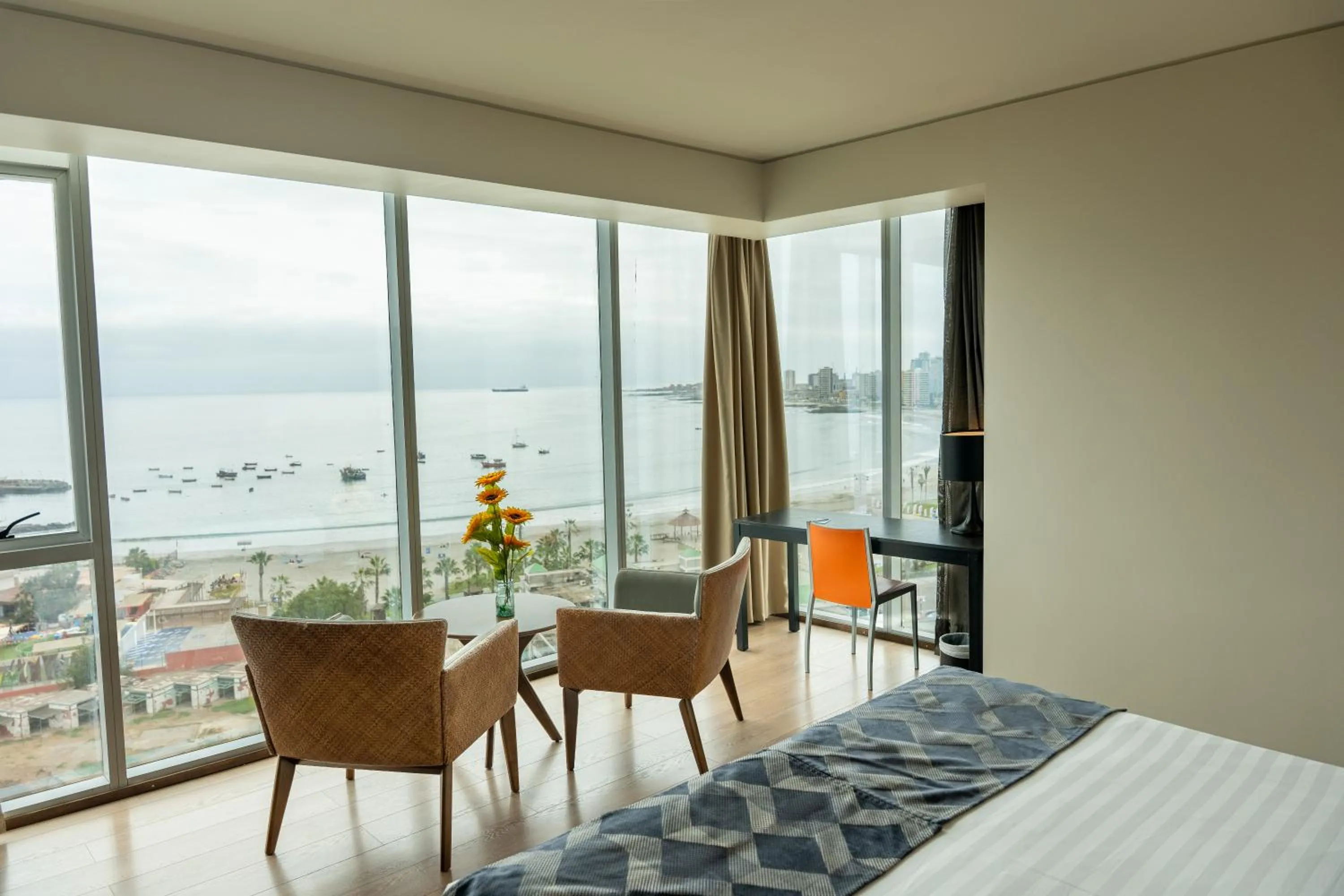 Bed in Hotel Terrado Cavancha