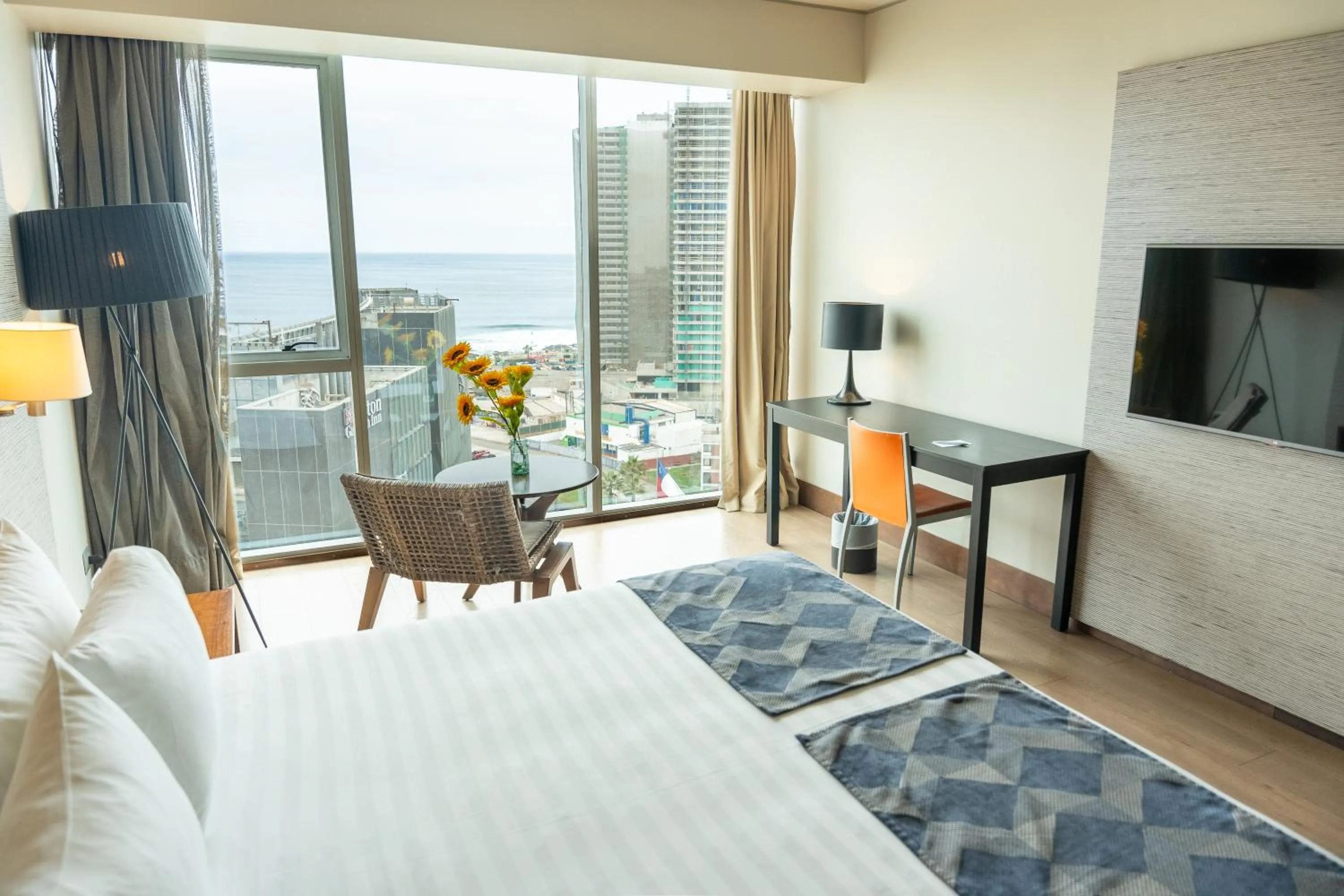 Bed in Hotel Terrado Cavancha