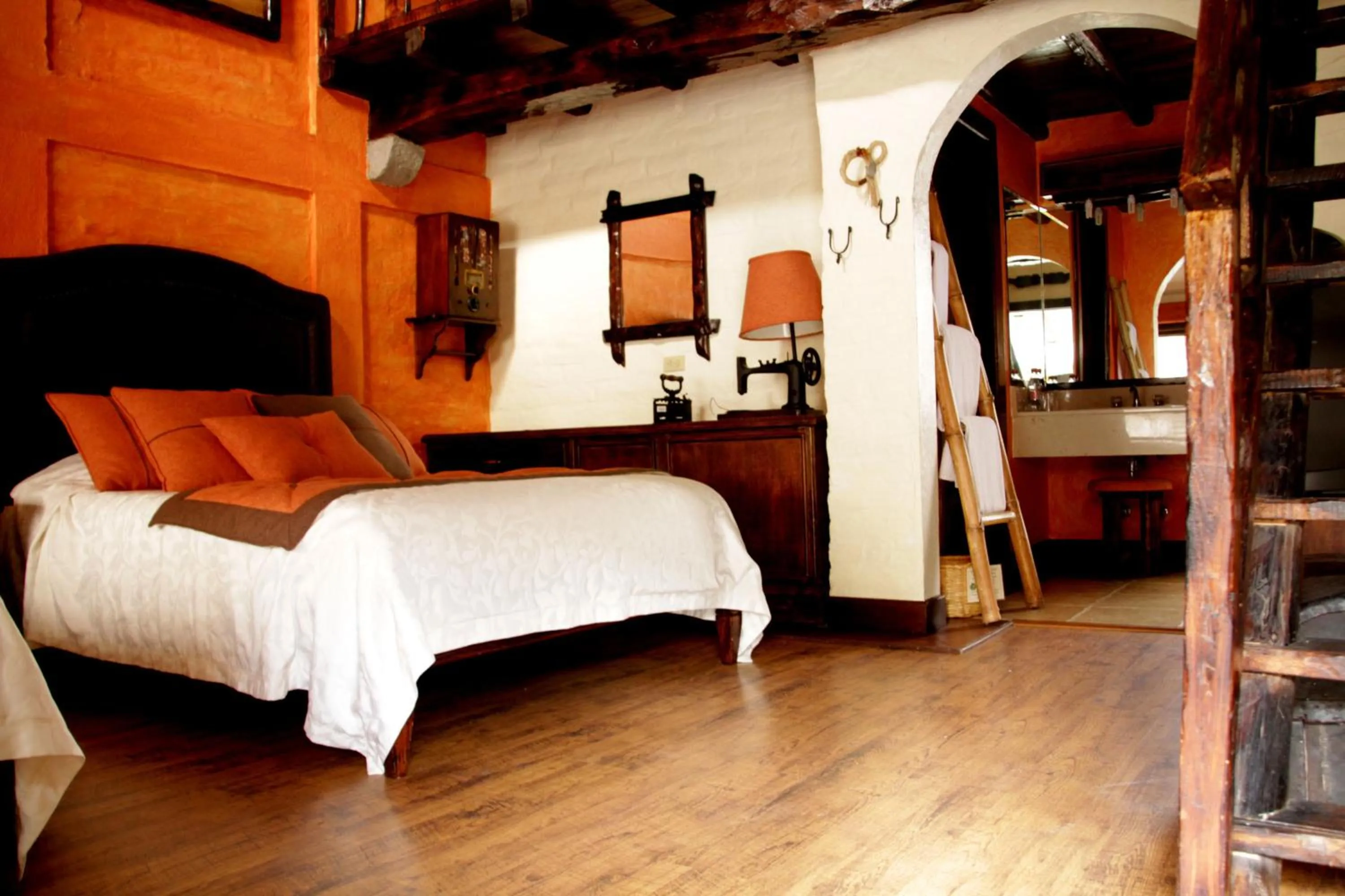 Bedroom in Hosteria Rumipamba De Las Rosas